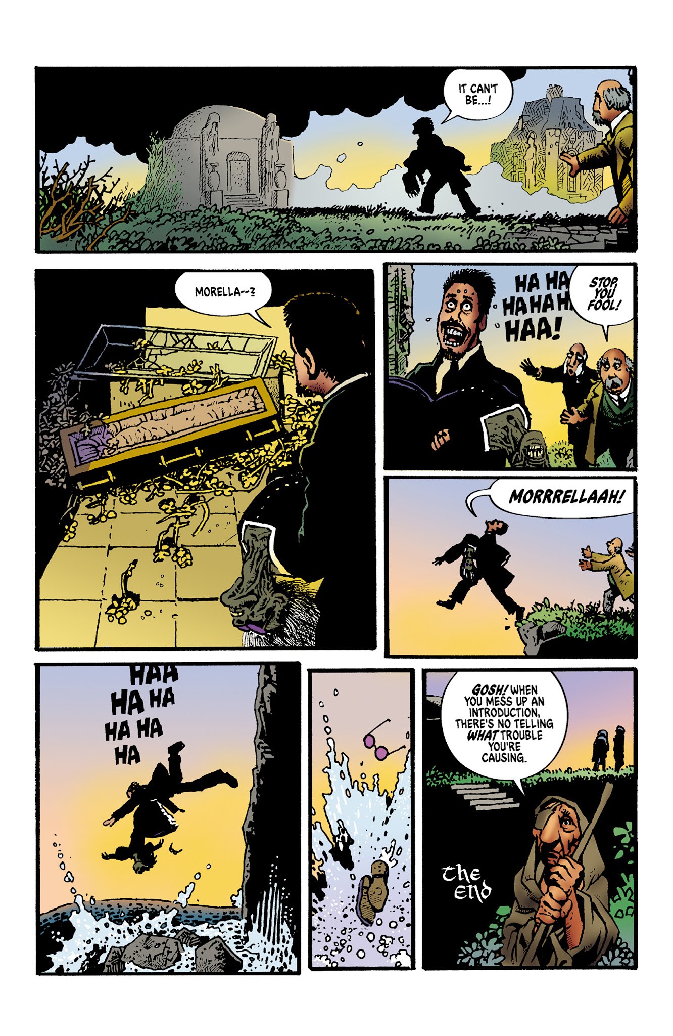 Read online Edgar Allan Poe's Morella and the Murders in the Rue Morgue comic -  Issue # Full - 12
