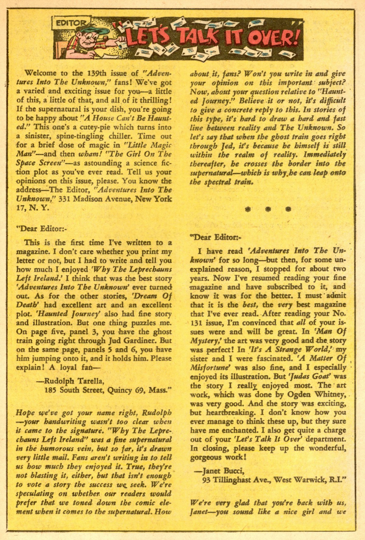 Read online Adventures Into The Unknown comic -  Issue #139 - 17