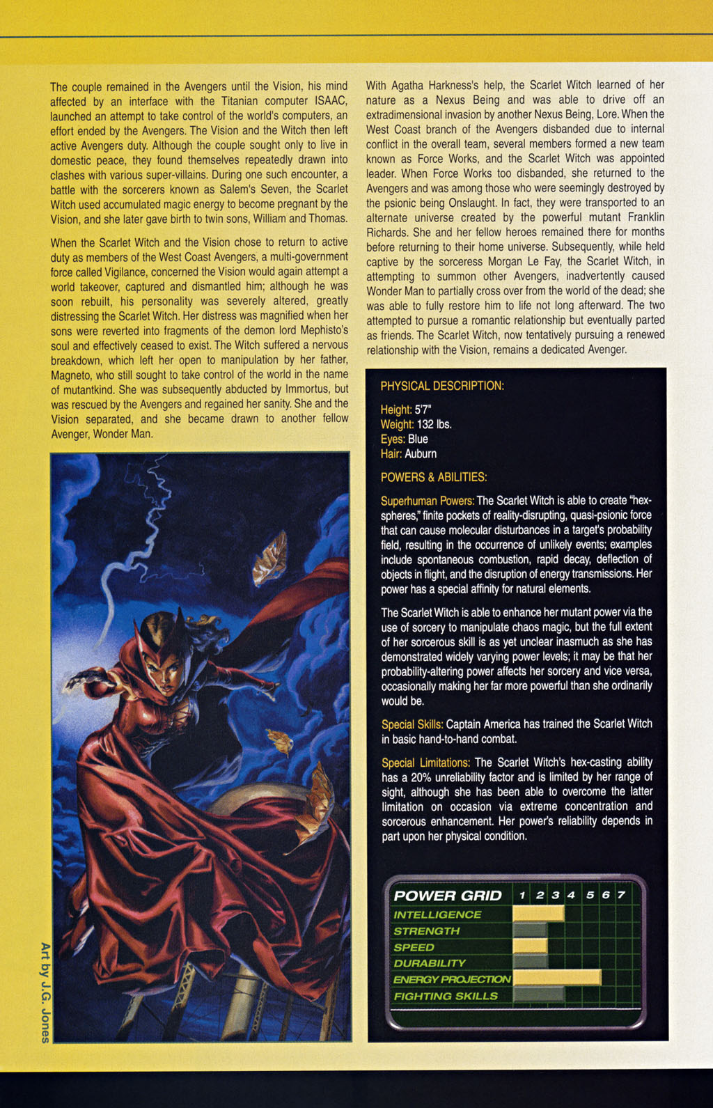 Read online The Official Handbook of the Marvel Universe: The Avengers comic -  Issue # Full - 27