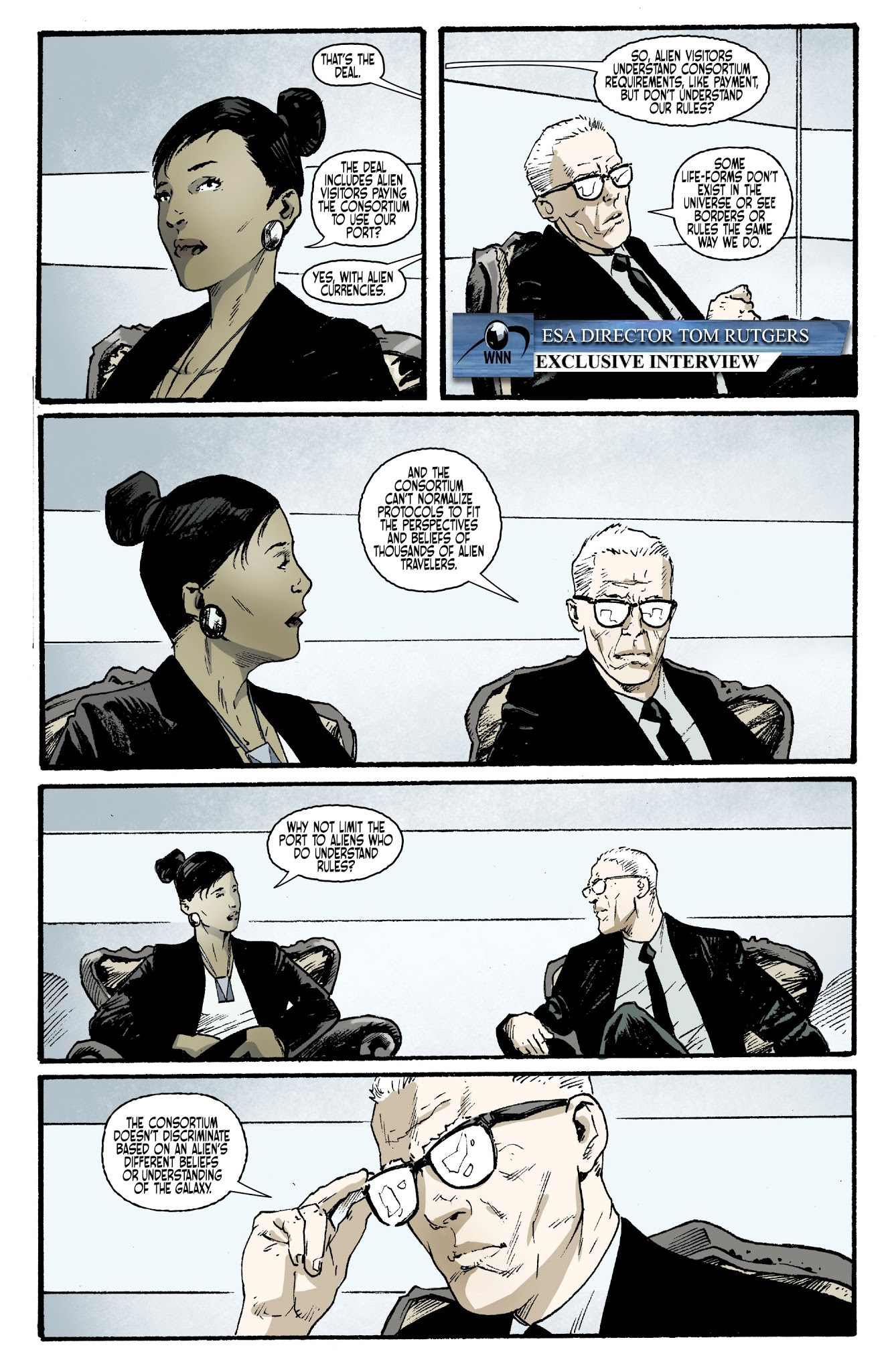 Read online Port of Earth comic -  Issue #4 - 4