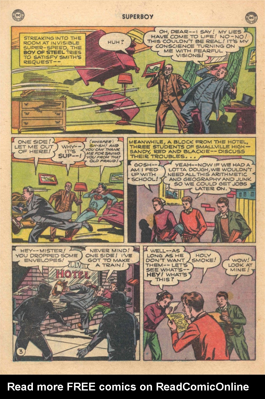 Read online Superboy (1949) comic -  Issue #10 - 16
