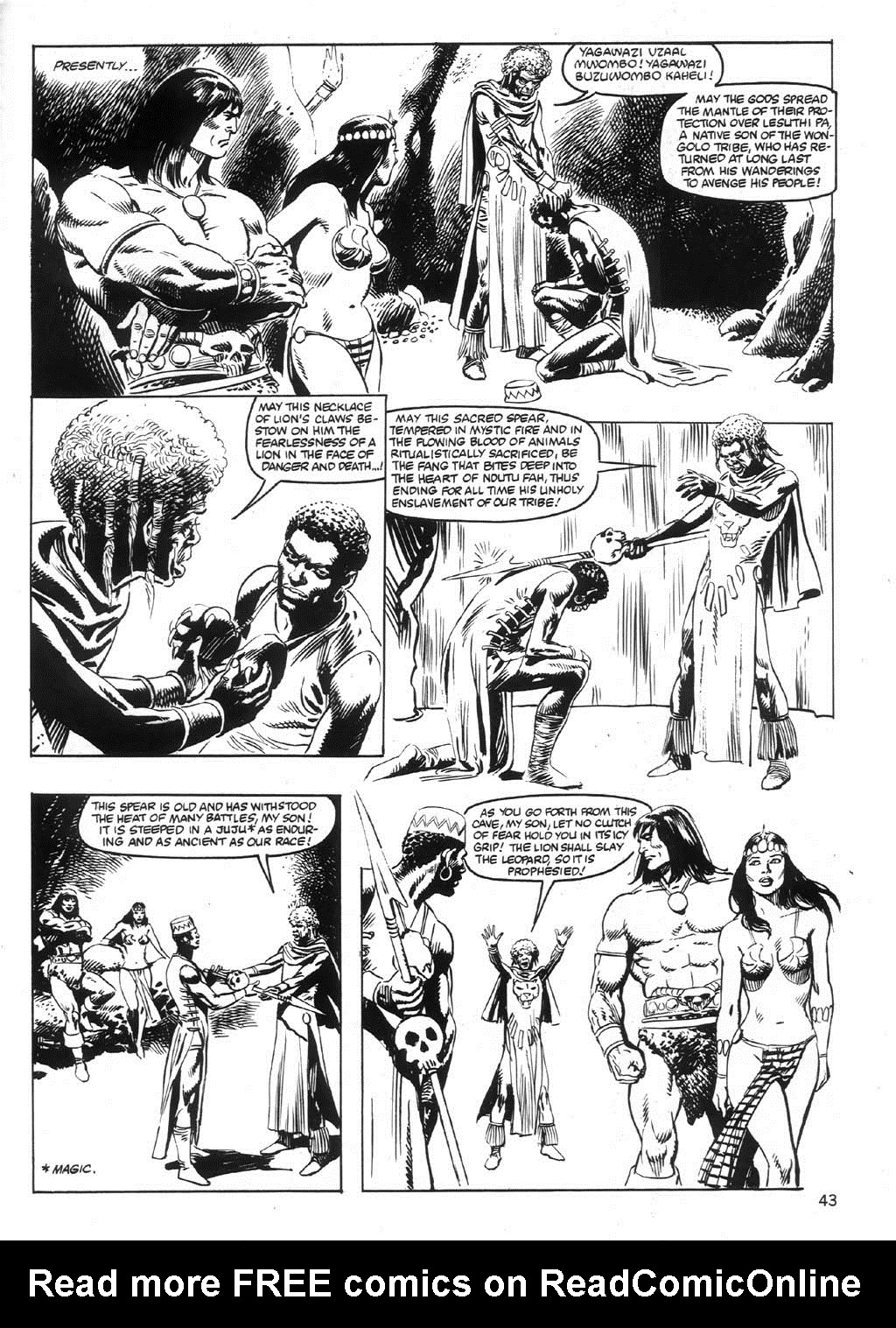 Read online The Savage Sword Of Conan comic -  Issue #97 - 43