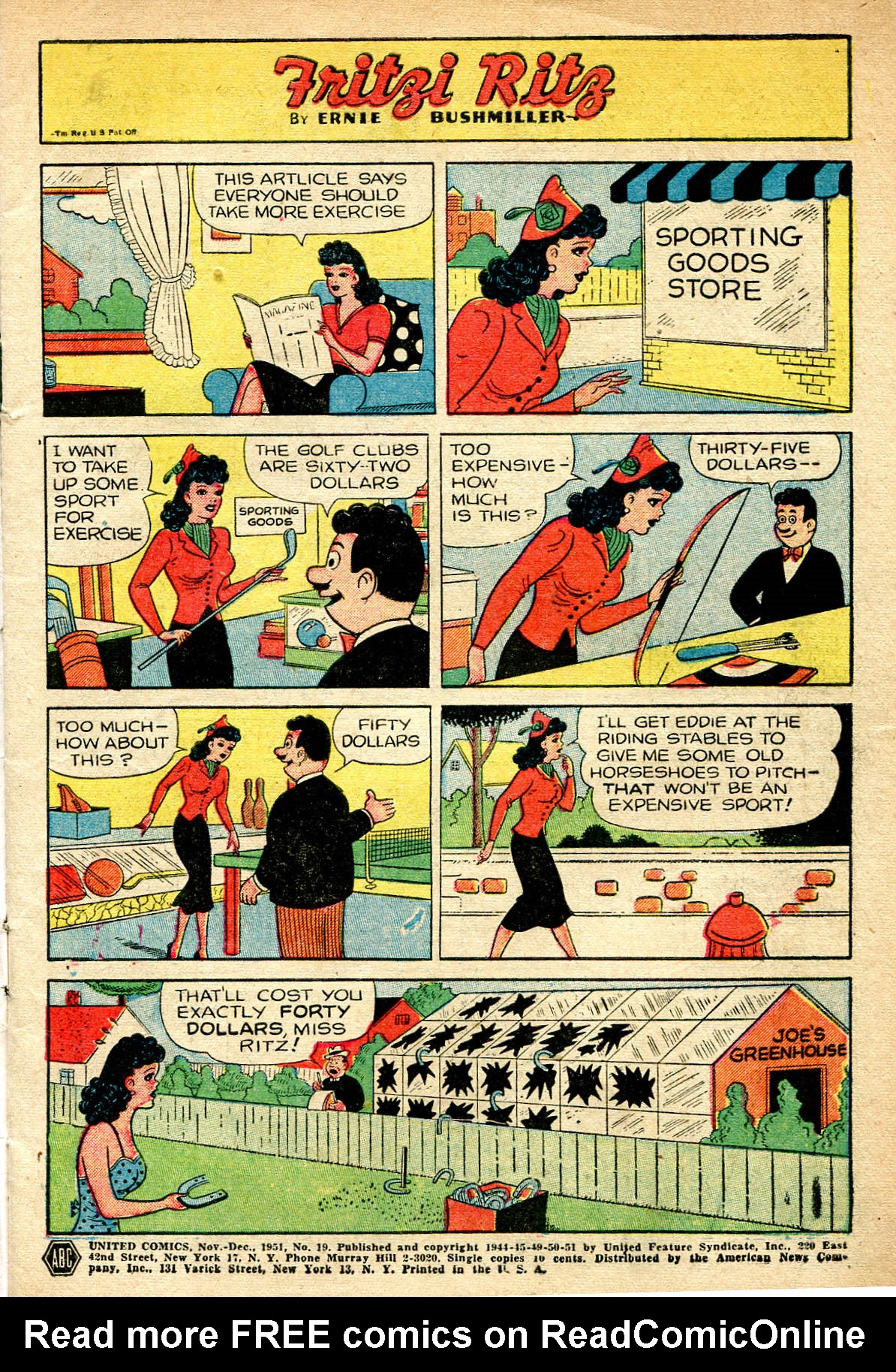 Read online United Comics comic -  Issue #19 - 3