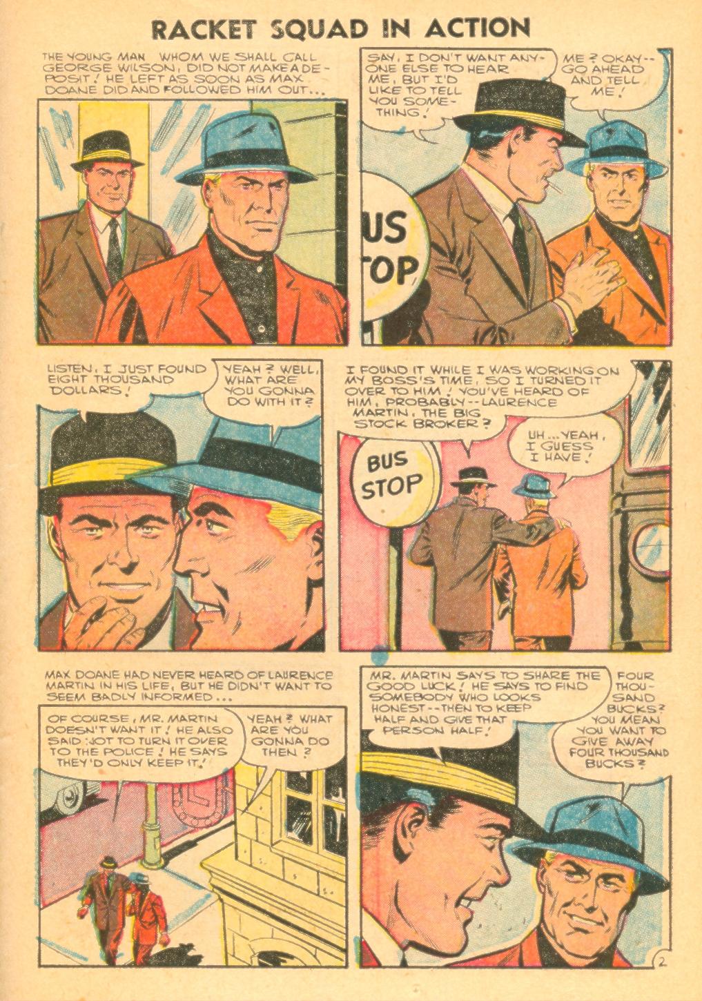 Read online Racket Squad in Action comic -  Issue #22 - 23