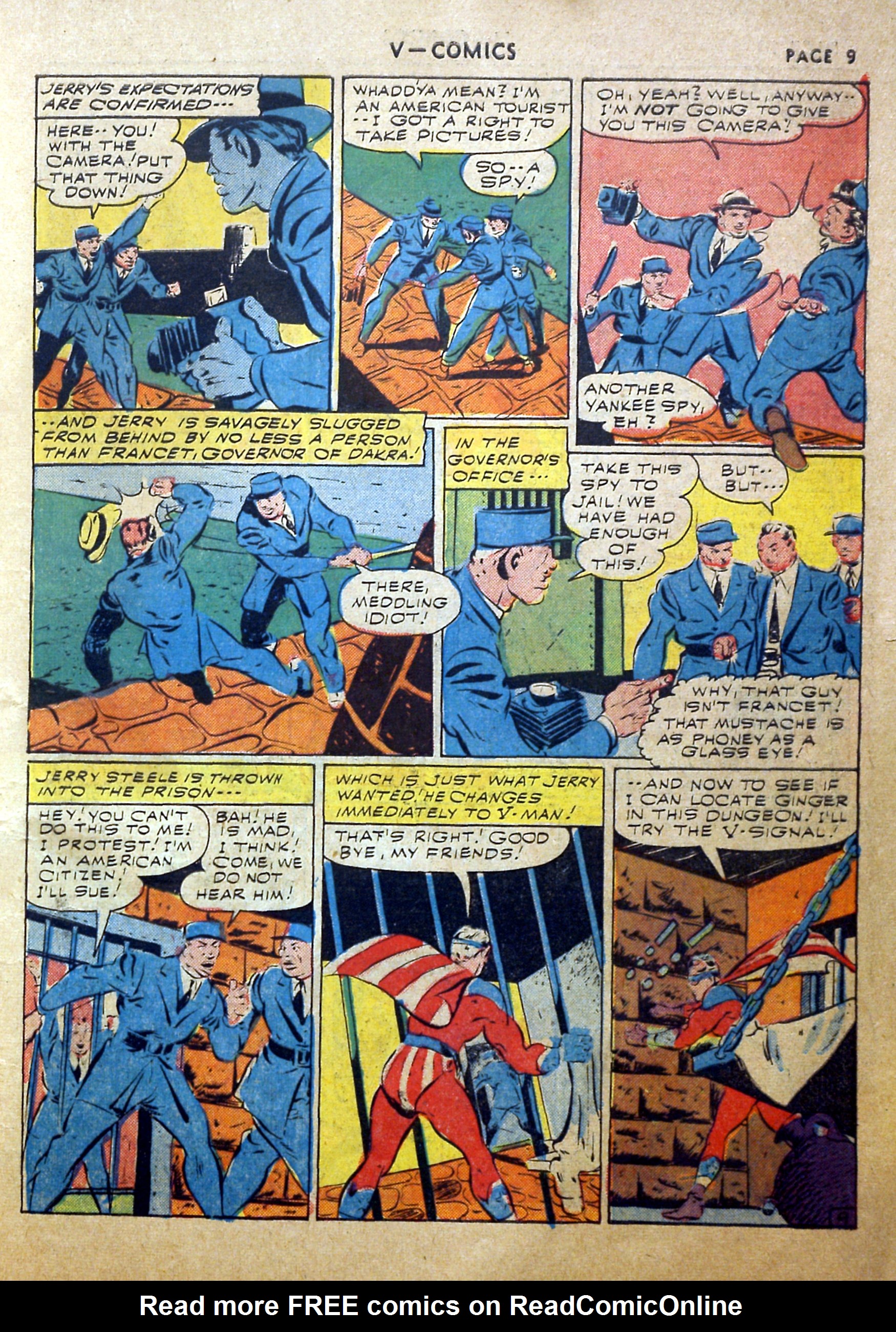 Read online V...- Comics comic -  Issue #2 - 10