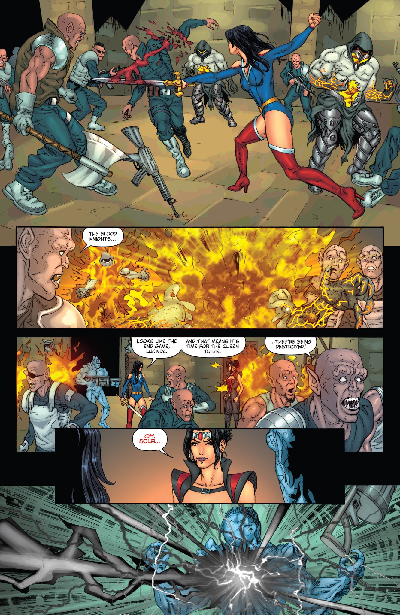 Read online Grimm Fairy Tales presents Realm War Age of Darkness comic -  Issue #11 - 23