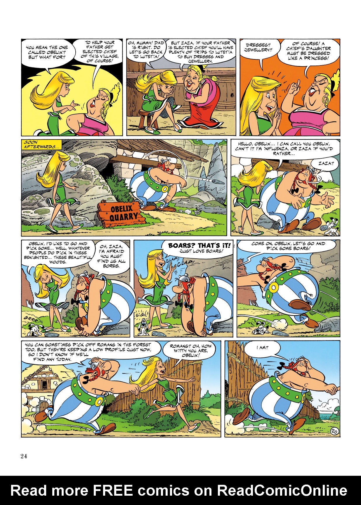 Read online Asterix comic -  Issue #21 - 25