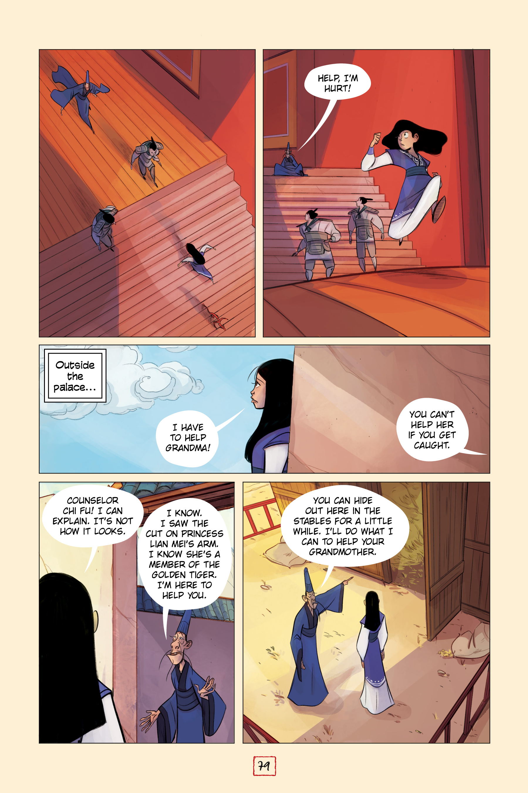 Read online Disney Mulan's Adventure Journal: The Palace of Secrets comic -  Issue # TPB - 78