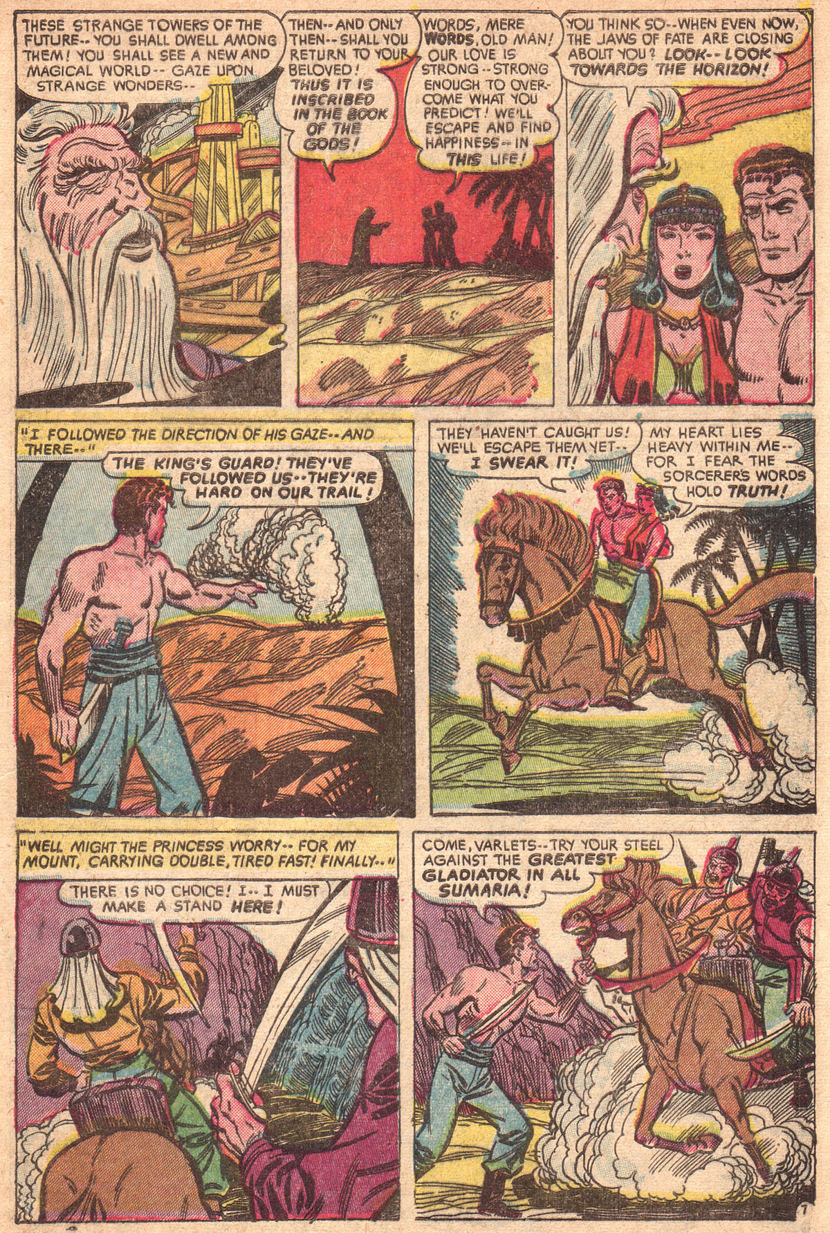 Read online Adventures Into The Unknown comic -  Issue #32 - 37