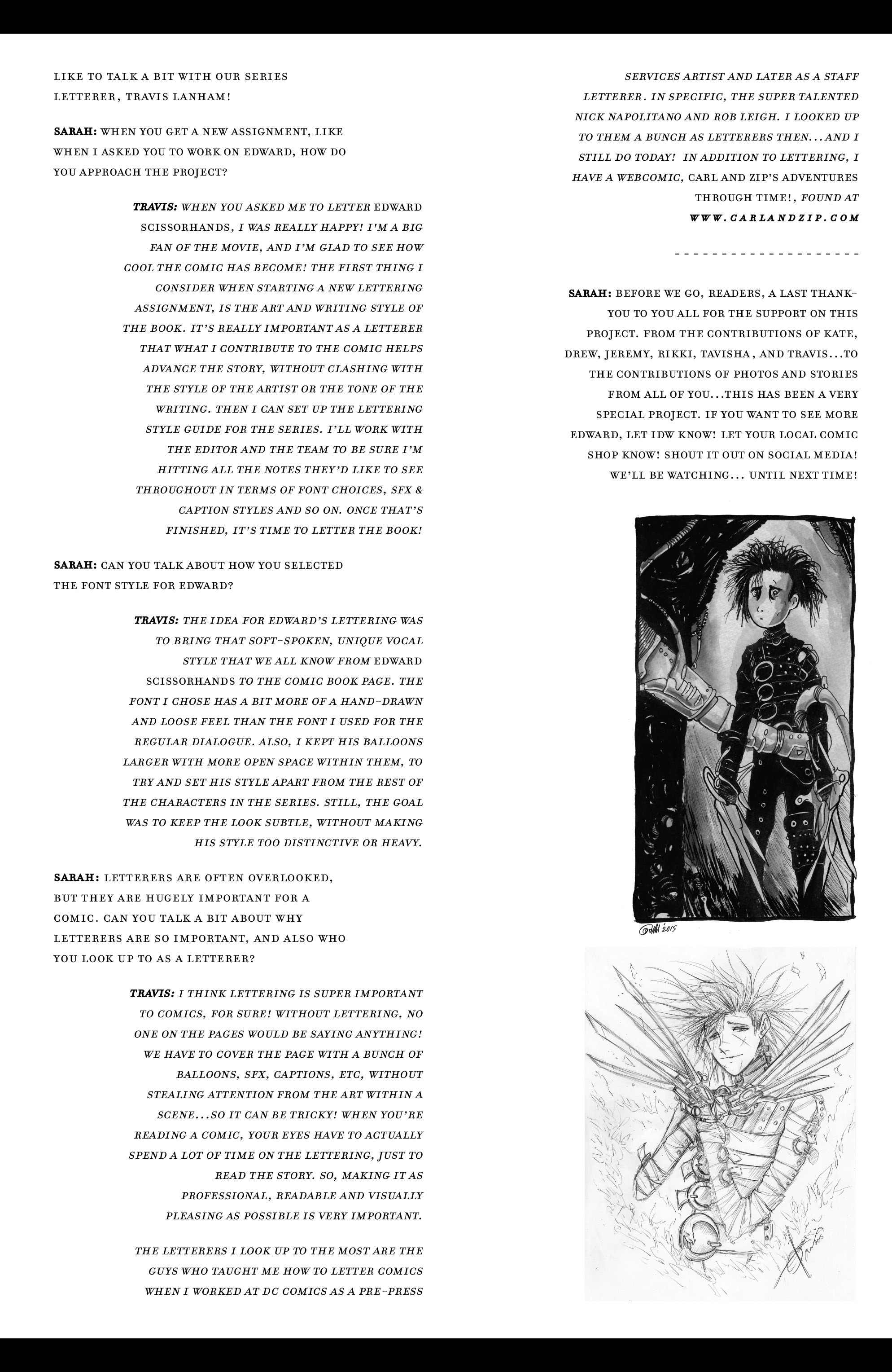 Read online Edward Scissorhands comic -  Issue #10 - 27