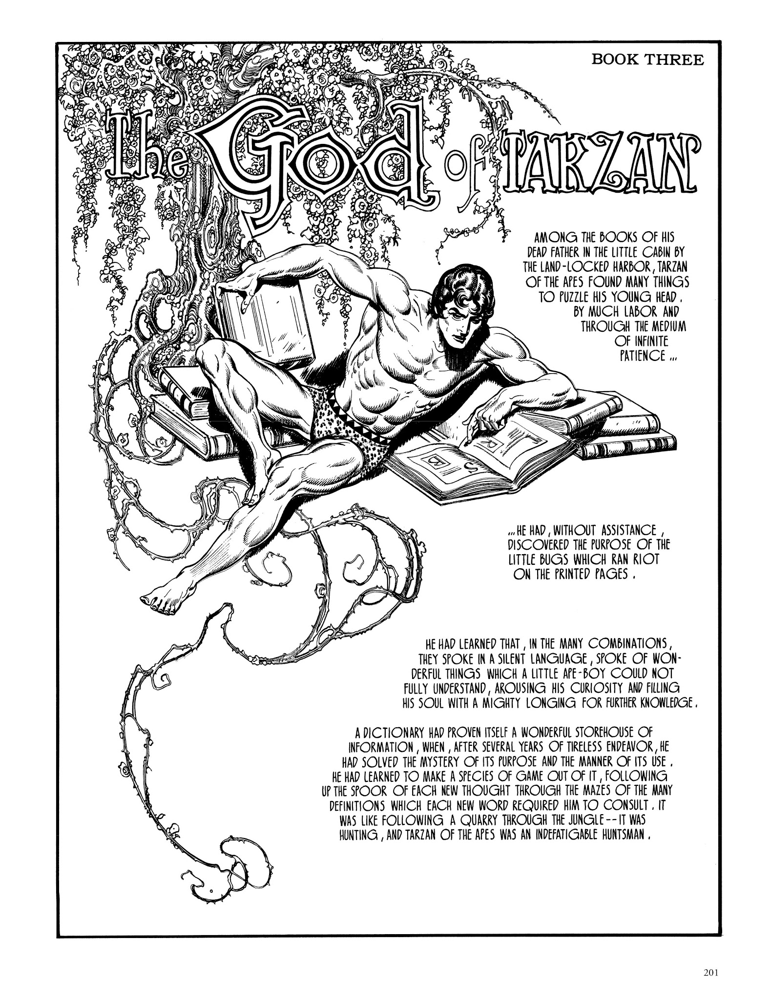 Read online Edgar Rice Burroughs' Tarzan: Burne Hogarth's Lord of the Jungle comic -  Issue # TPB - 200
