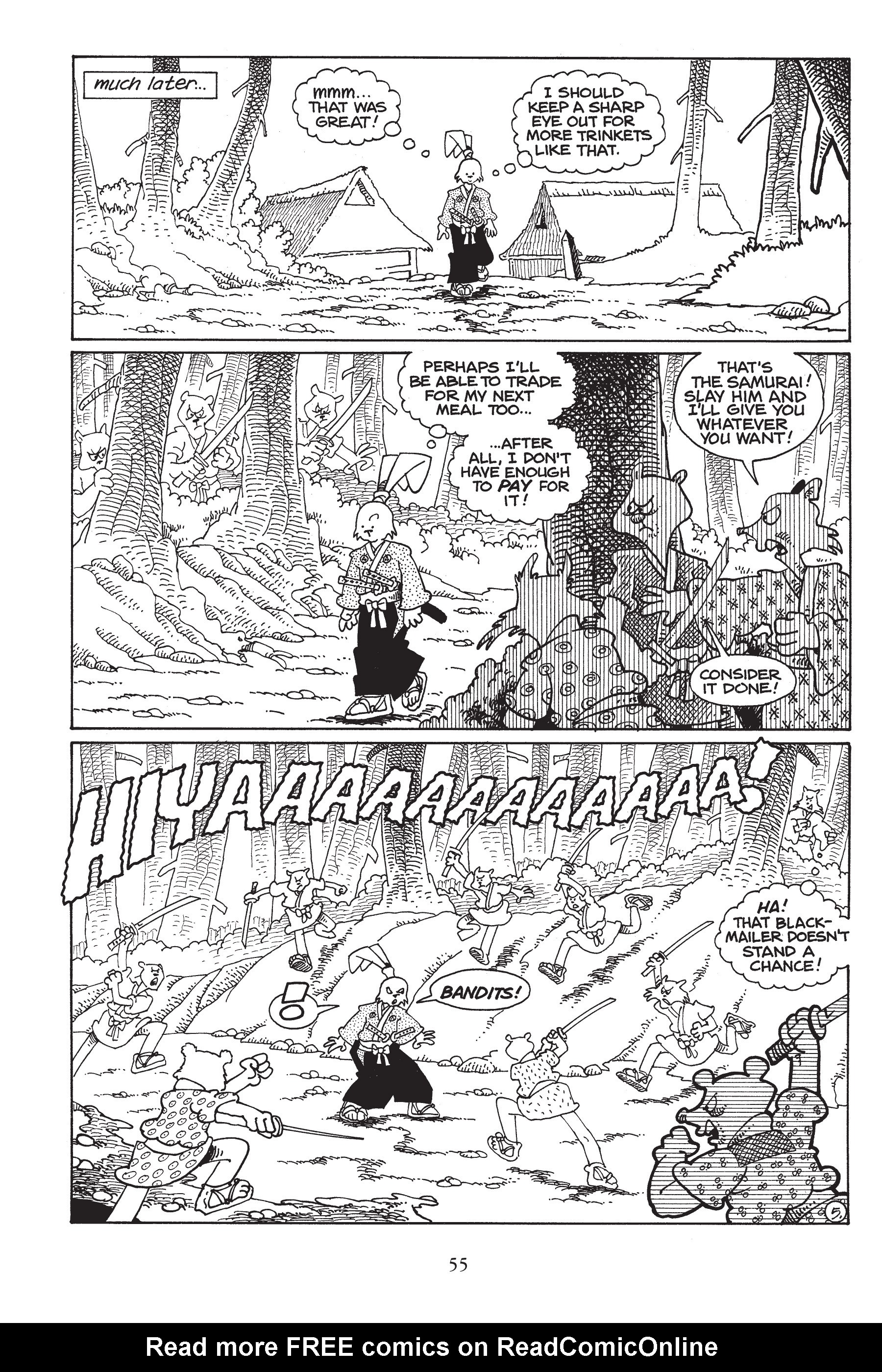 Read online Usagi Yojimbo (1987) comic -  Issue # _TPB 6 - 56