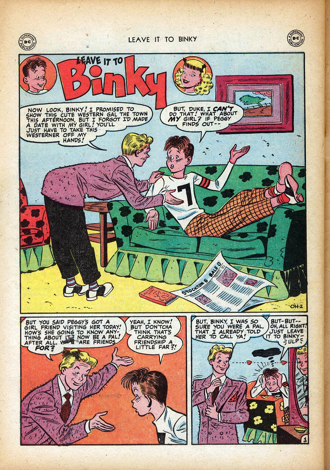 Read online Leave it to Binky comic -  Issue #1 - 44