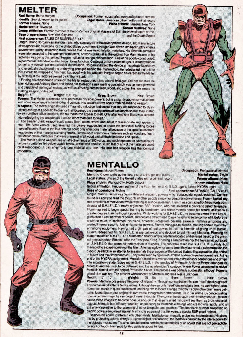 Read online The Official Handbook of the Marvel Universe comic -  Issue #7 - 13