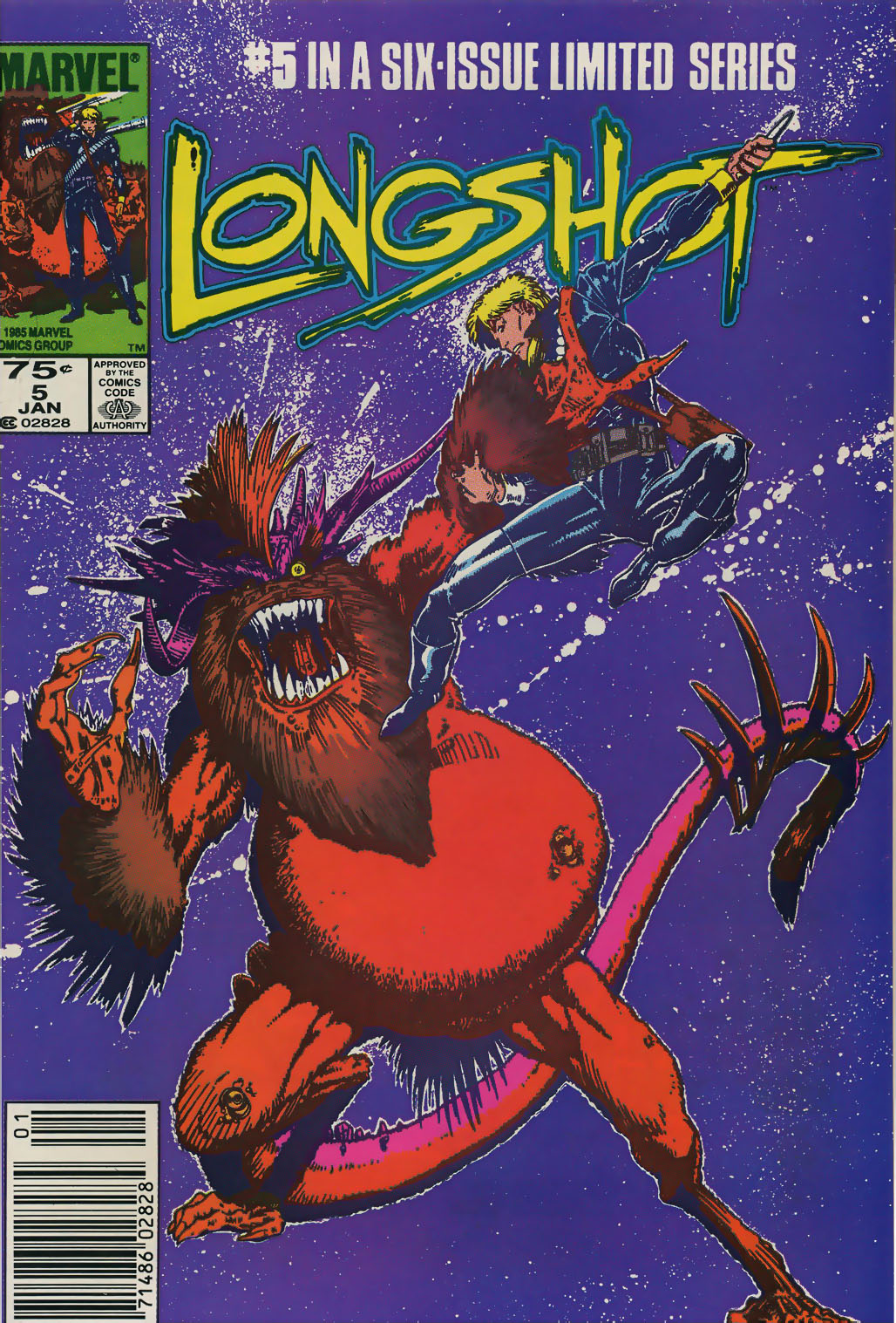 Read online Longshot (1985) comic -  Issue #5 - 1