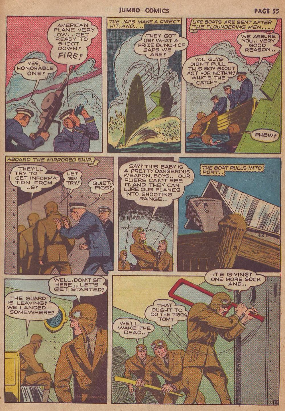 Read online Jumbo Comics comic -  Issue #39 - 56
