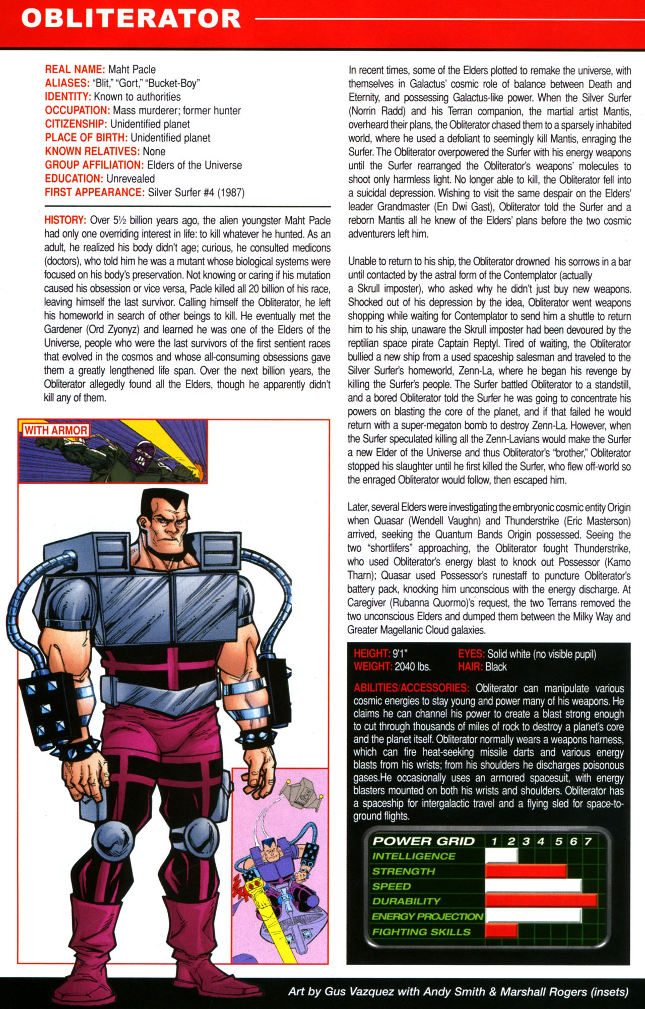 Read online Official Handbook of the Marvel Universe A To Z Update comic -  Issue #5 - 40