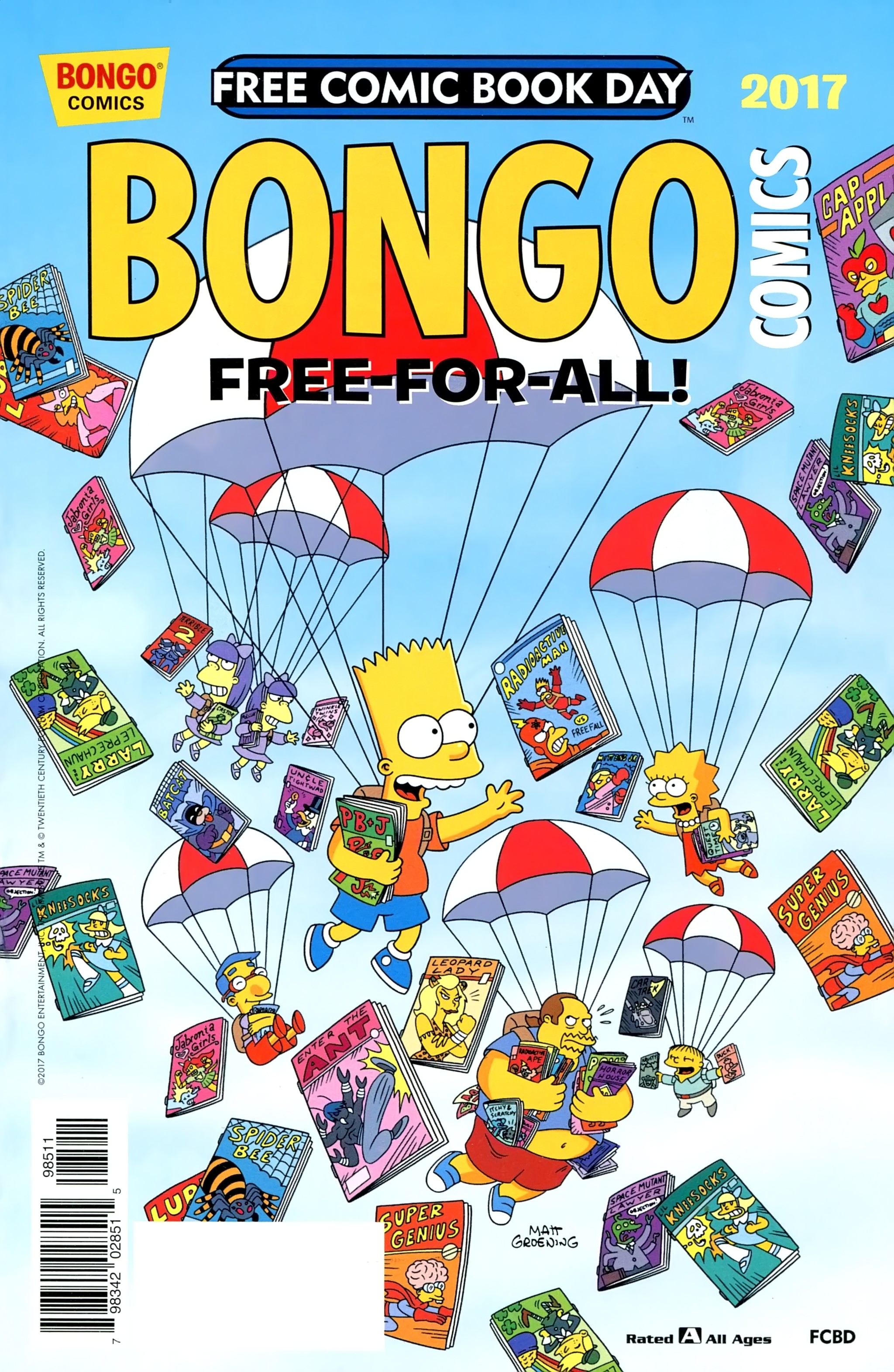 Read online Free Comic Book Day 2017 comic -  Issue # Bongo Comics Free-For-All - 1