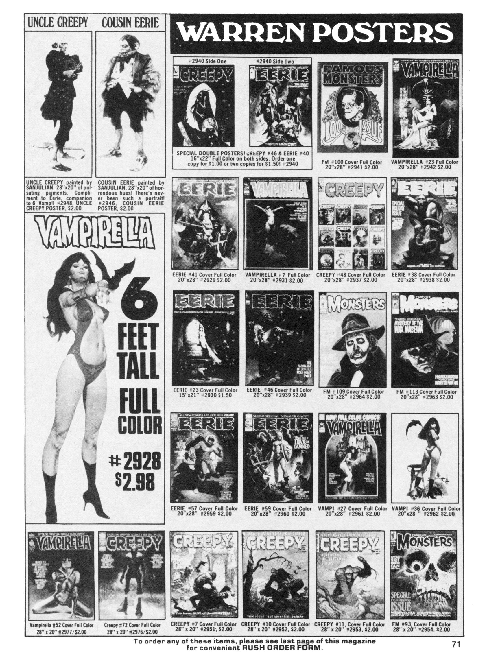 Read online Vampirella (1969) comic -  Issue #84 - 71