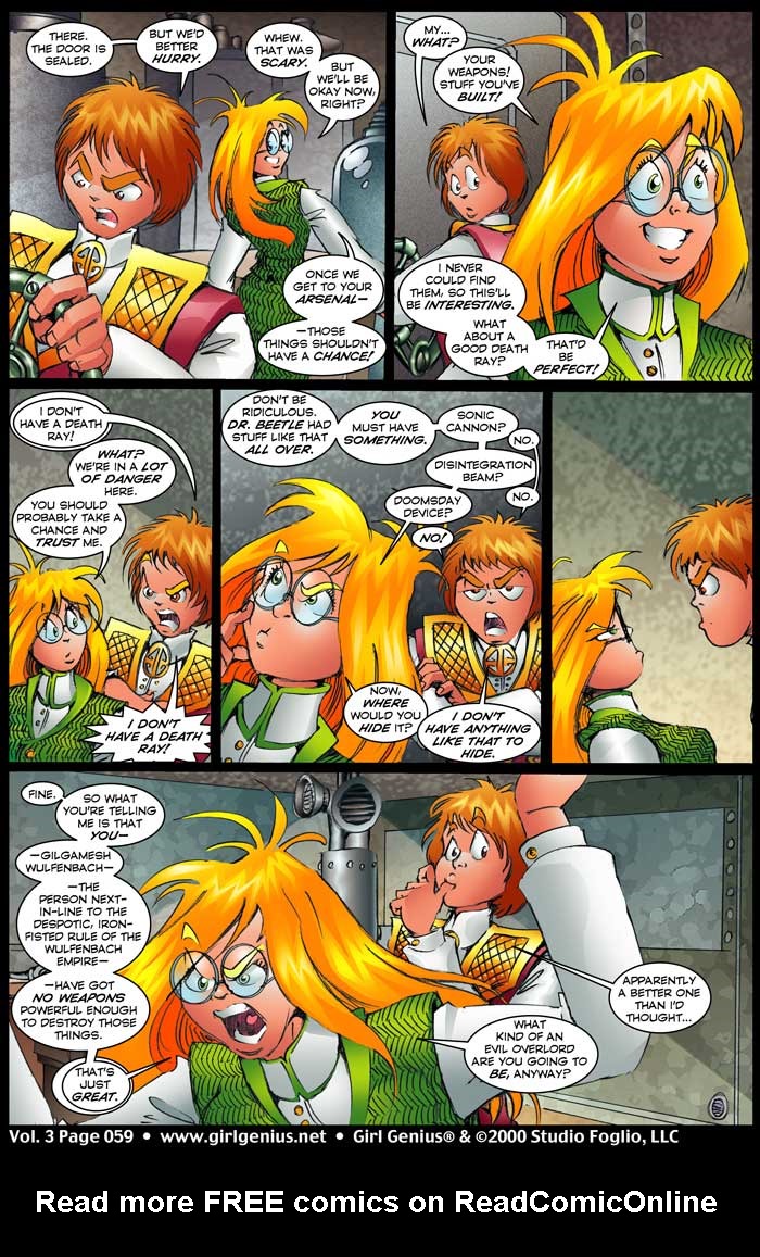 Read online Girl Genius (2002) comic -  Issue #3 - 57