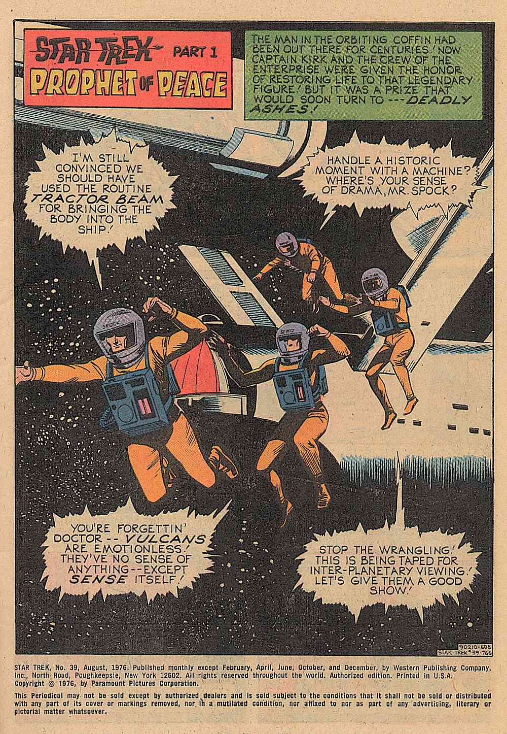Read online Star Trek (1967) comic -  Issue #39 - 2