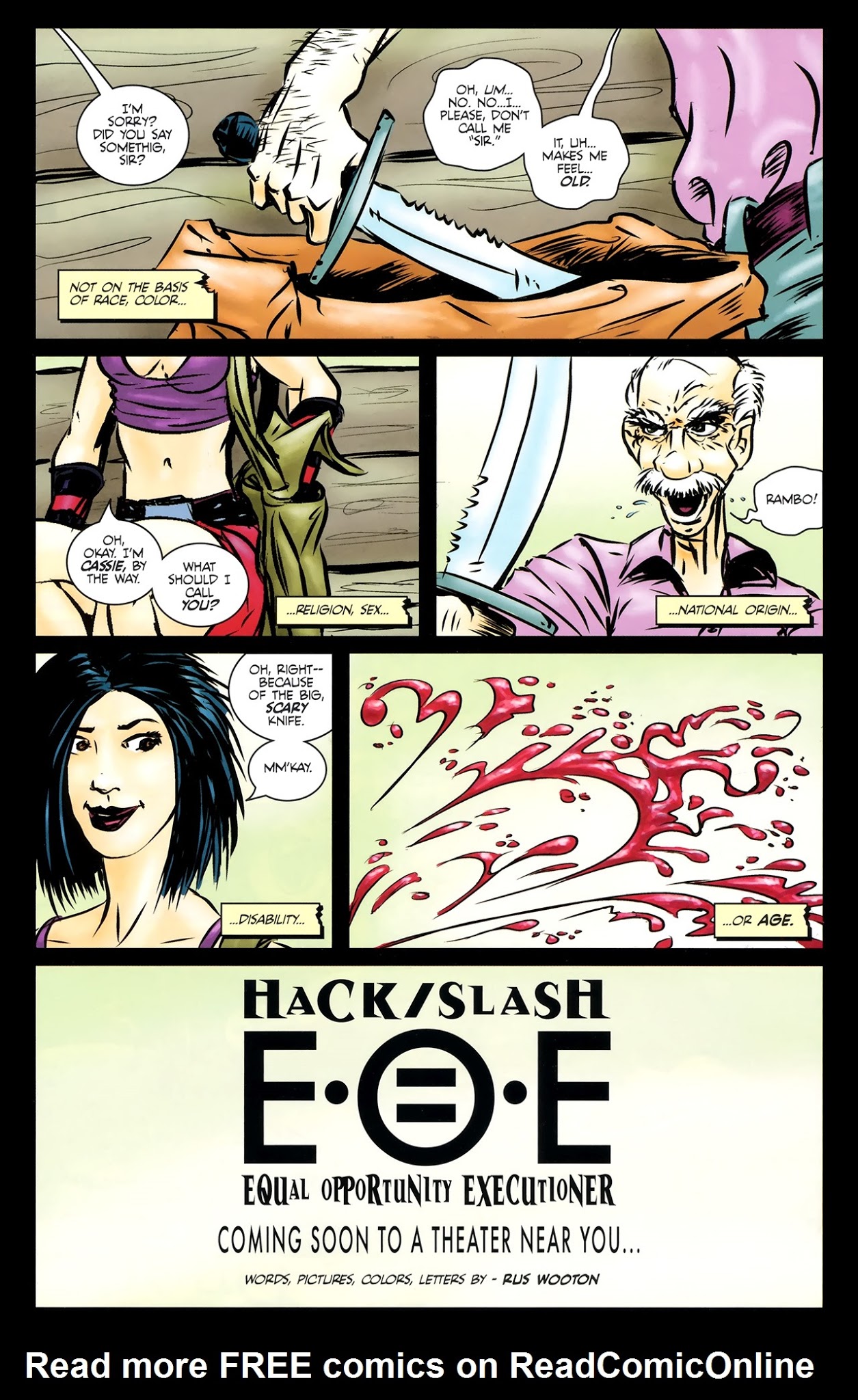 Read online Hack/Slash: Trailers comic -  Issue #2 - 24