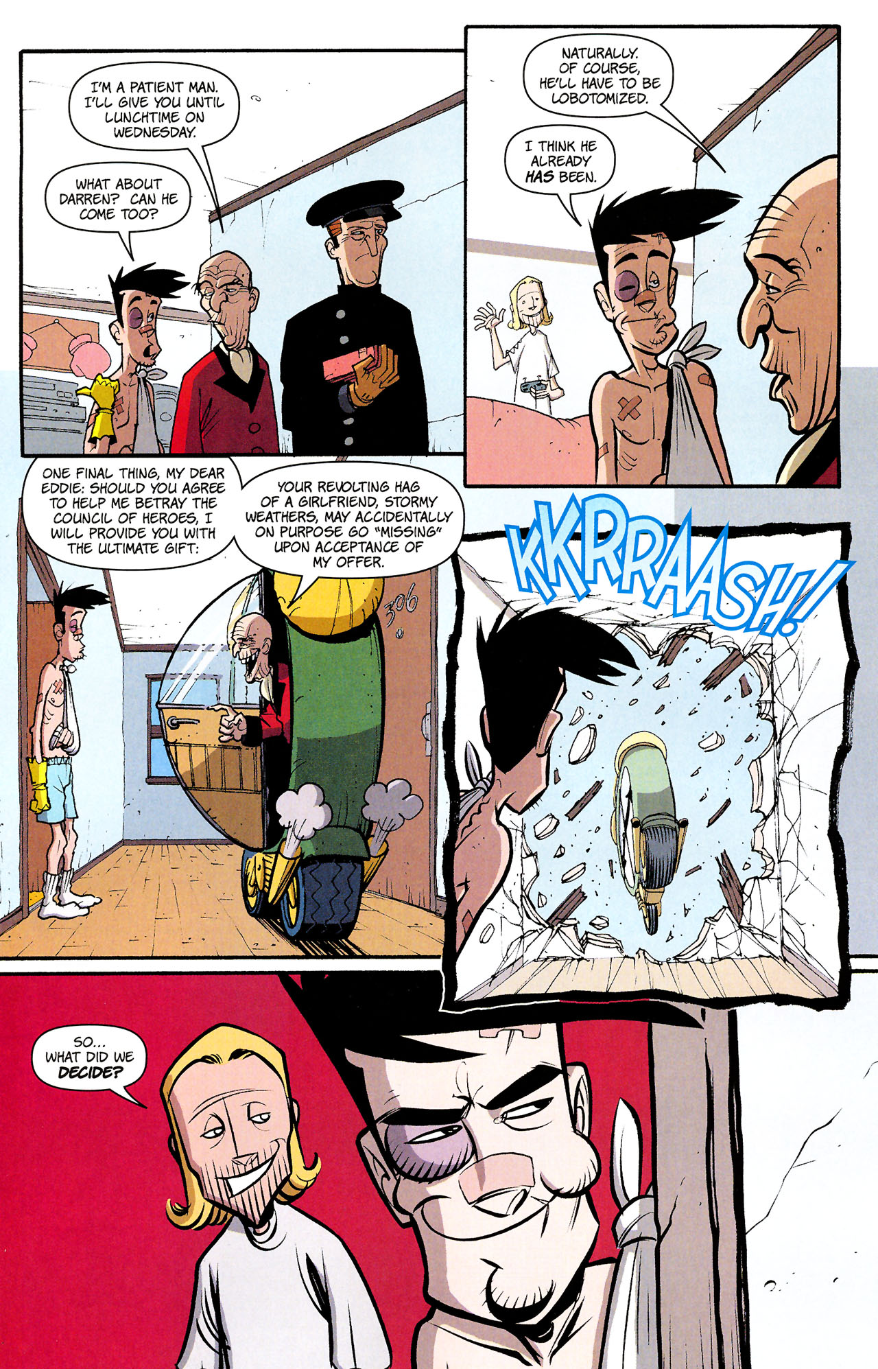 Read online Paul Jenkins' Sidekick comic -  Issue #5 - 7