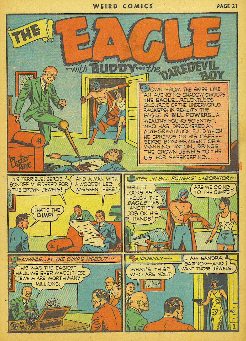 Read online Weird Comics comic -  Issue #11 - 23