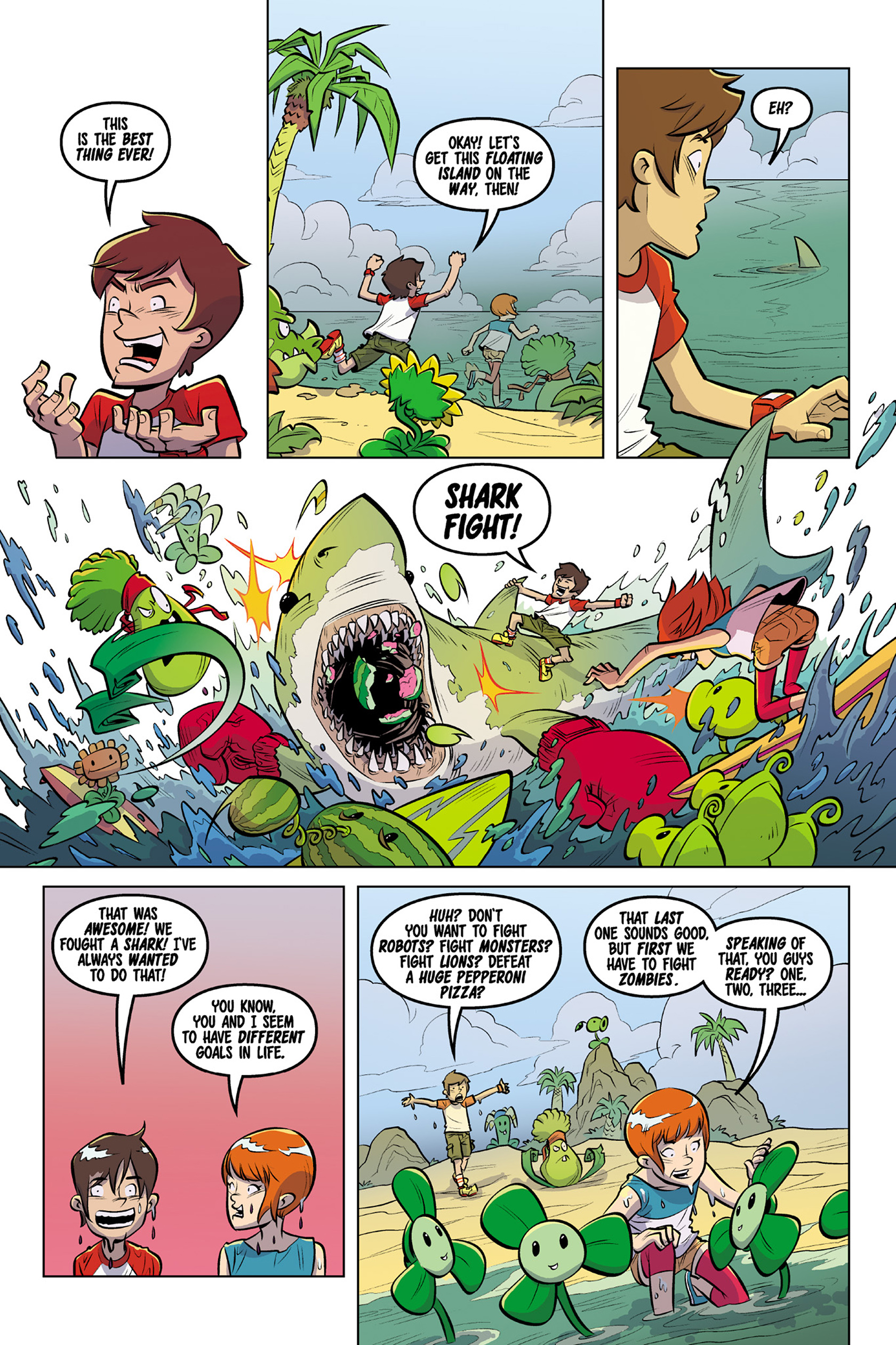 Read online Plants vs. Zombies: Timepocalypse comic -  Issue #5 - 5
