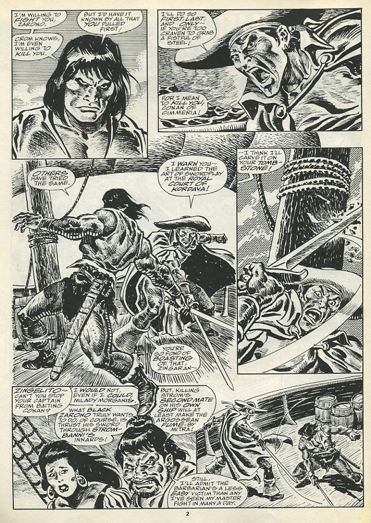 Read online The Savage Sword Of Conan comic -  Issue #197 - 4