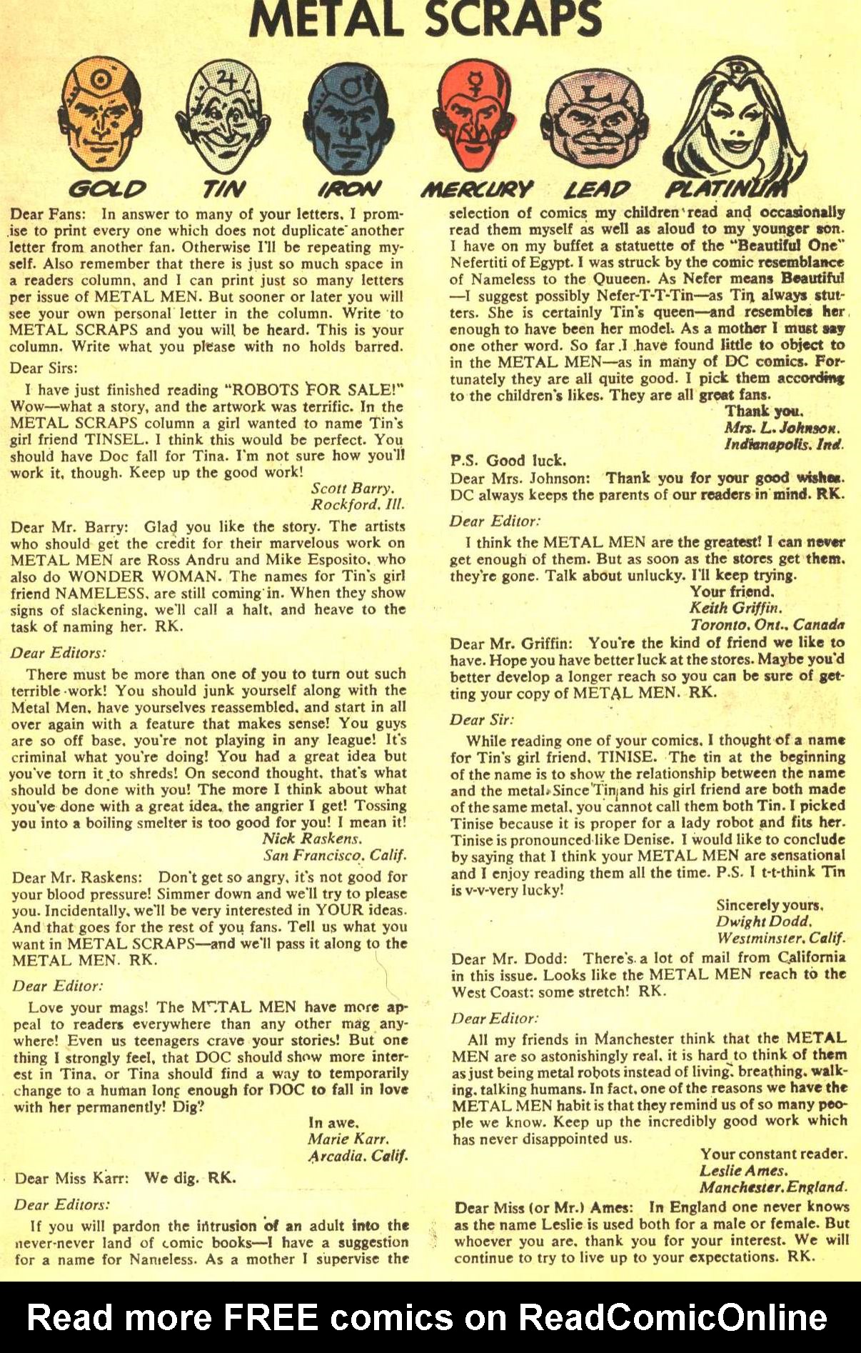 Metal Men (1963) Issue #25 #25 - English 11
