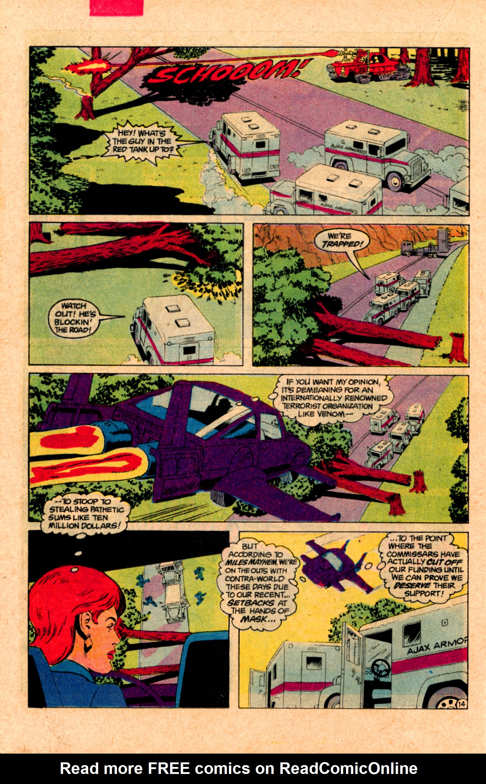 Read online MASK (1987) comic -  Issue #8 - 20