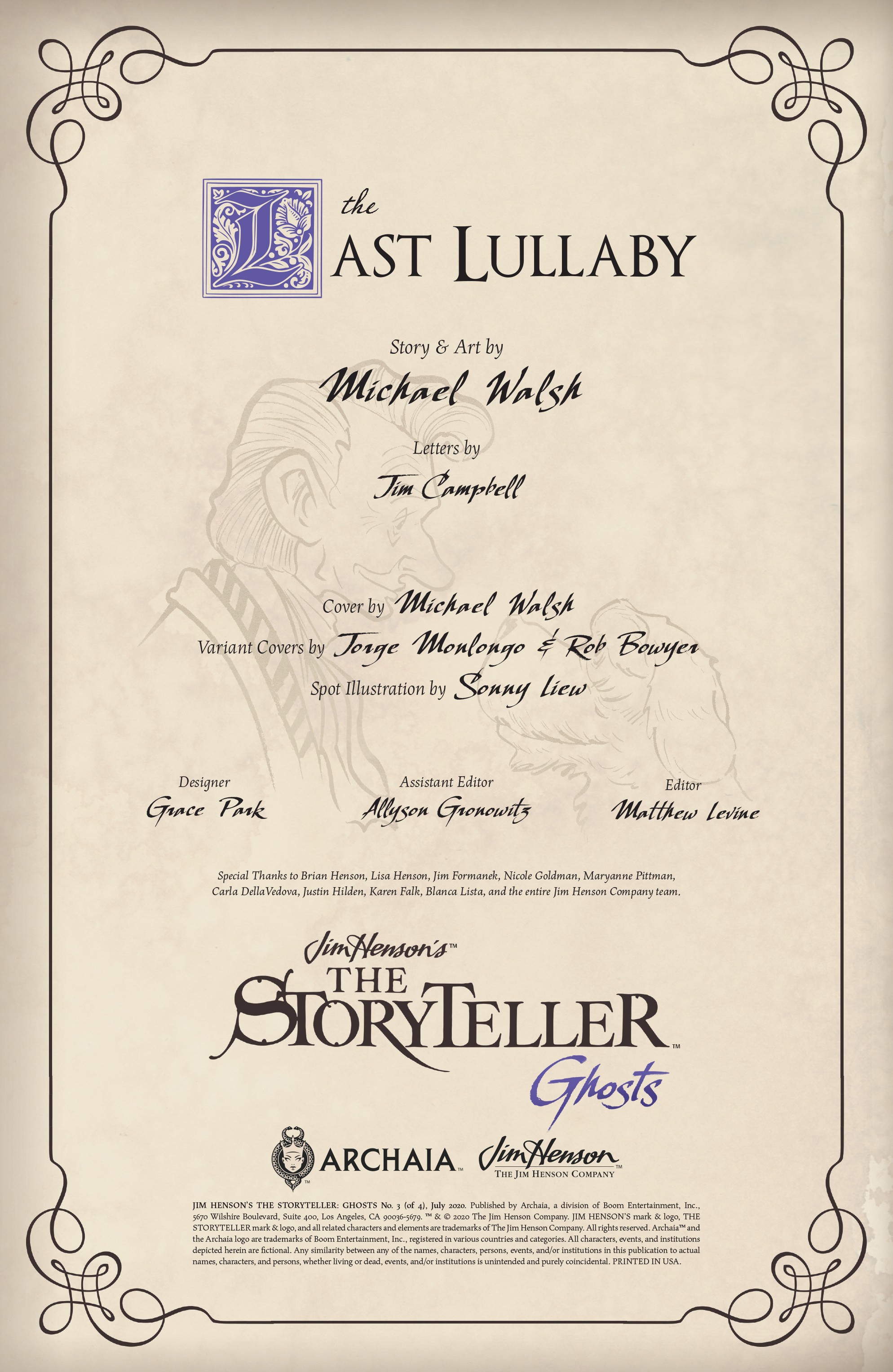Read online Jim Henson's The Storyteller: Ghosts comic -  Issue #3 - 2