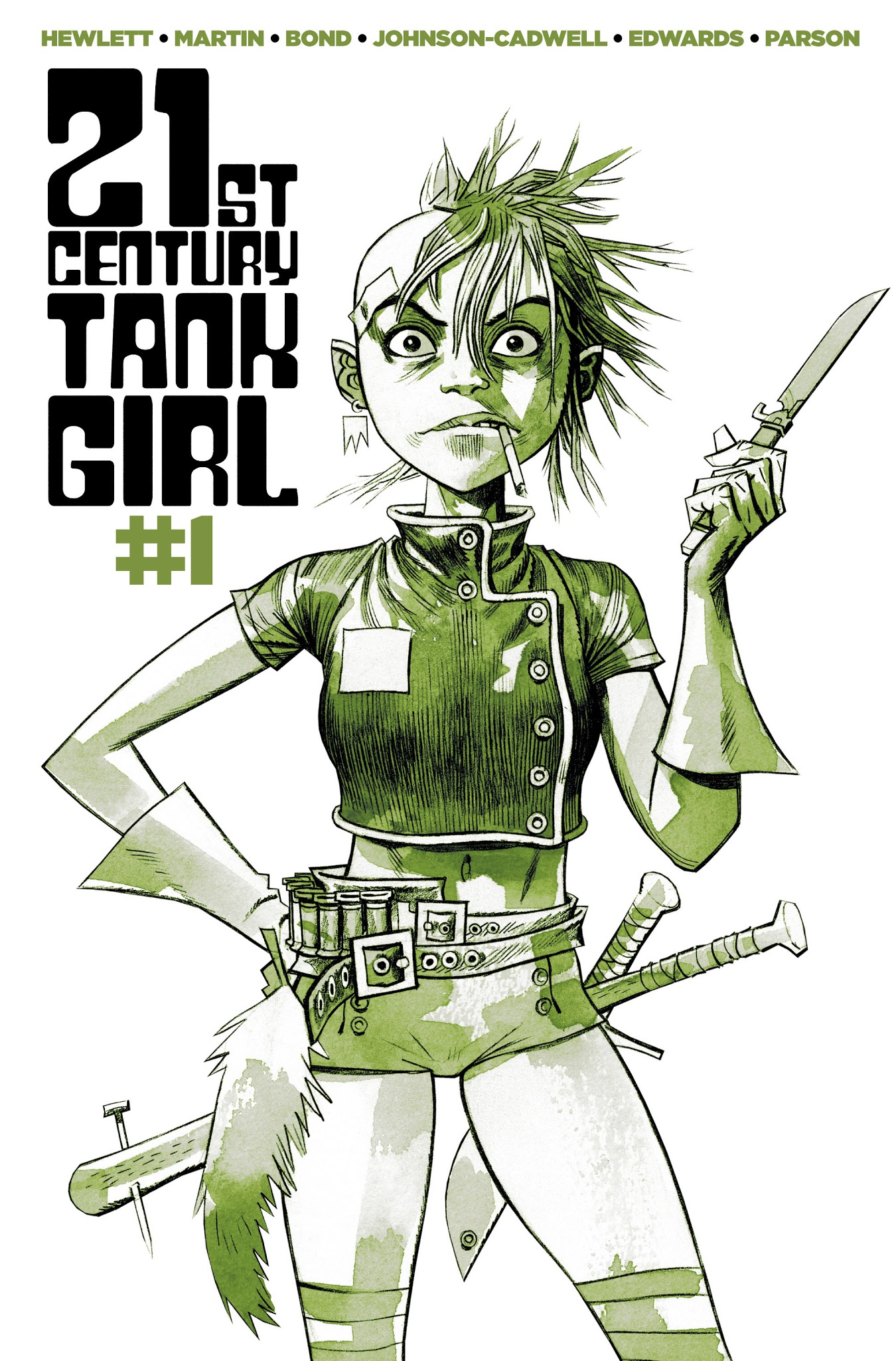 Read online Tank Girl: 21st Century Tank Girl comic -  Issue #1 - 1