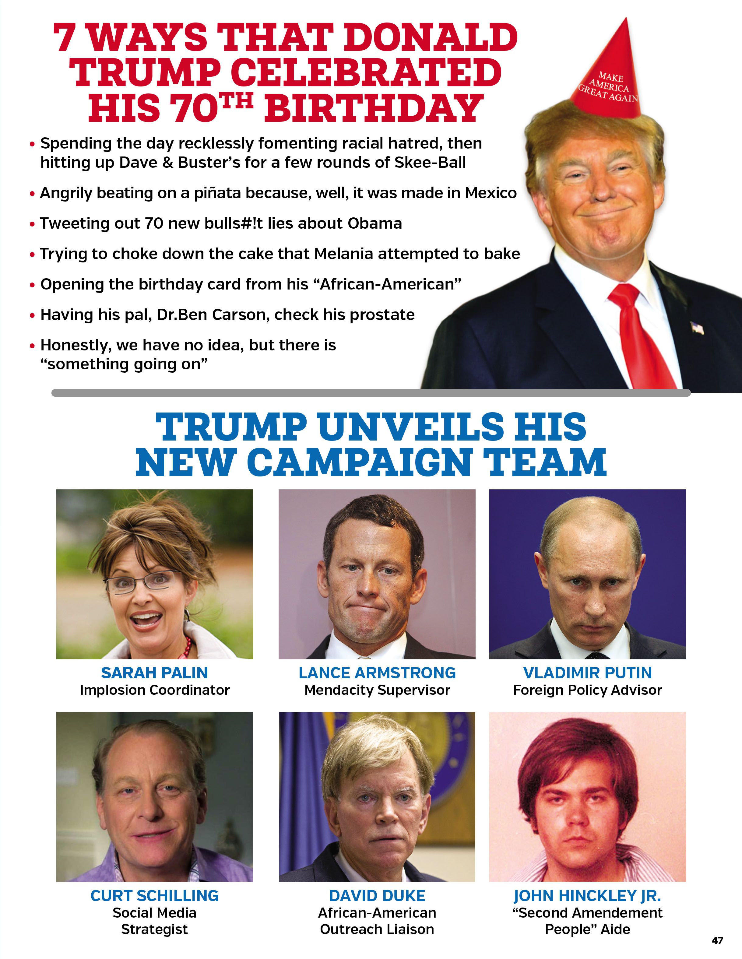 Read online MAD About Trump: A Brilliant Look at Our Brainless President comic -  Issue # TPB - 49