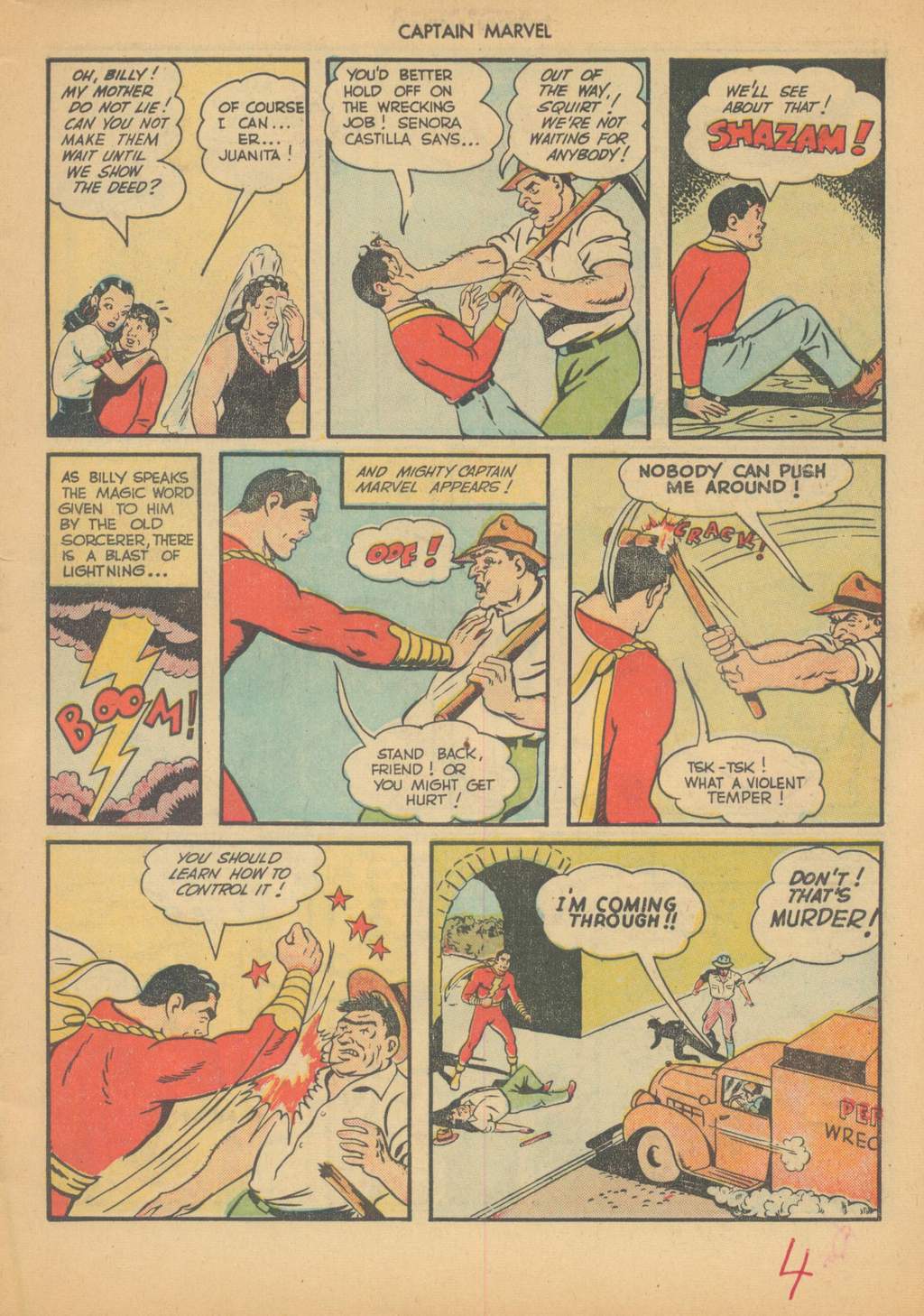 Read online Captain Marvel Adventures comic -  Issue #63 - 7