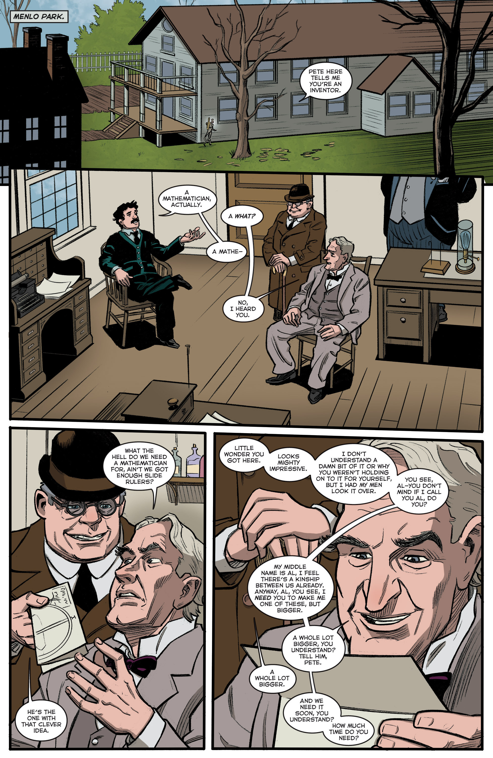 Read online Herald: Lovecraft and Tesla comic -  Issue #8 - 12