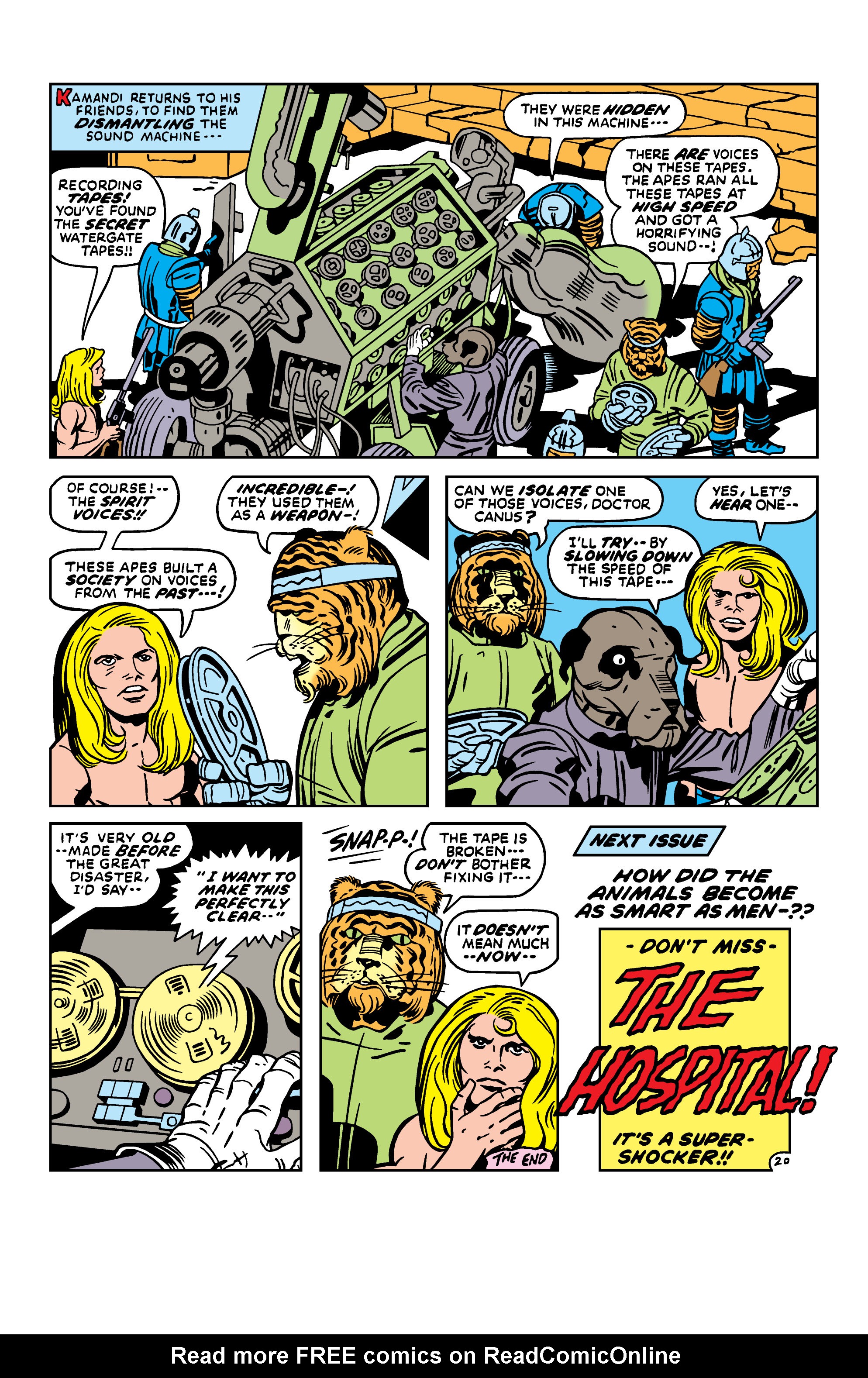 Read online Kamandi, The Last Boy On Earth comic -  Issue #15 - 20