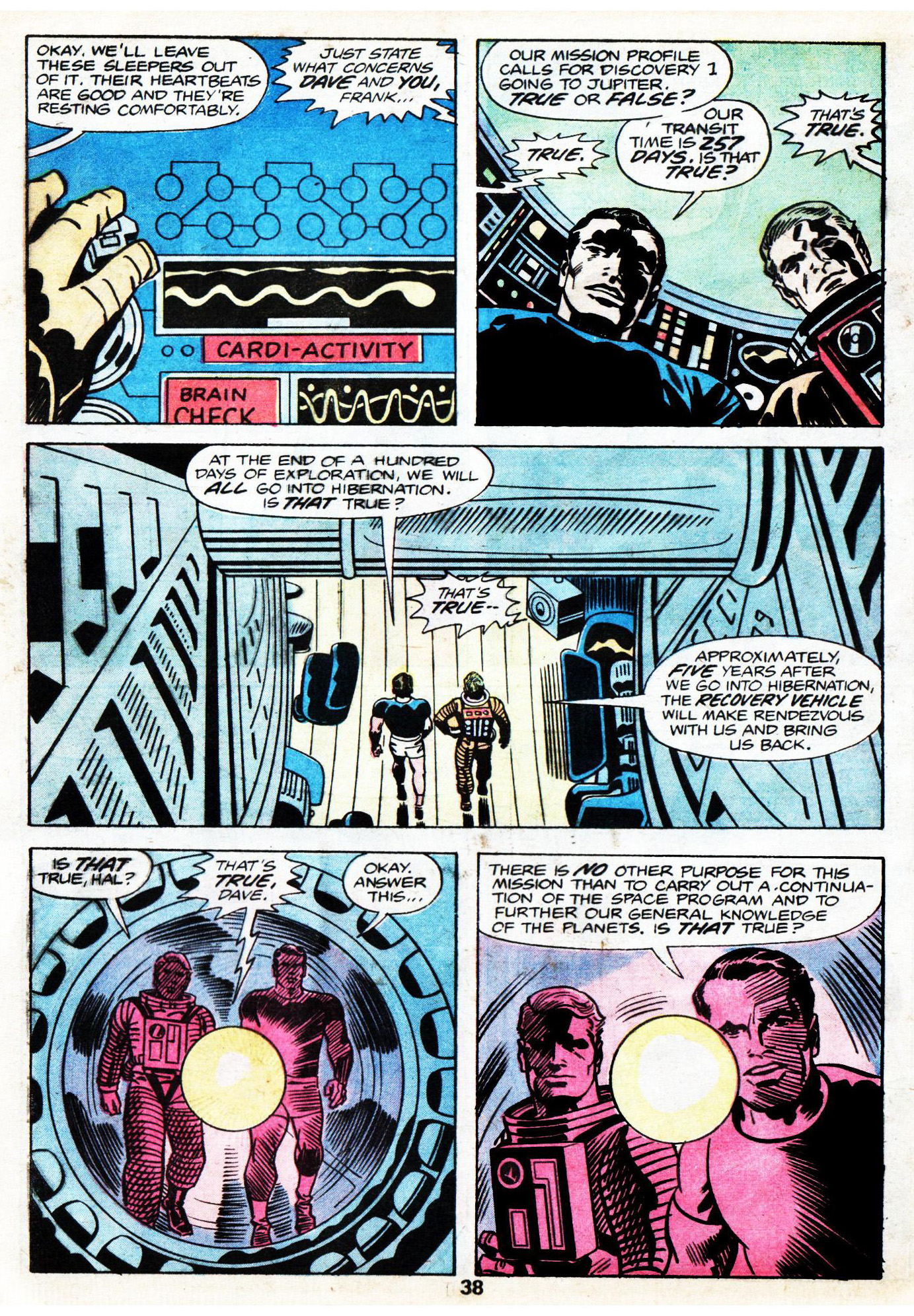Read online 2001: A Space Odyssey [Marvel Treasury Special] comic -  Issue #2001: A Space Odyssey [Marvel Treasury Special] Full - 36