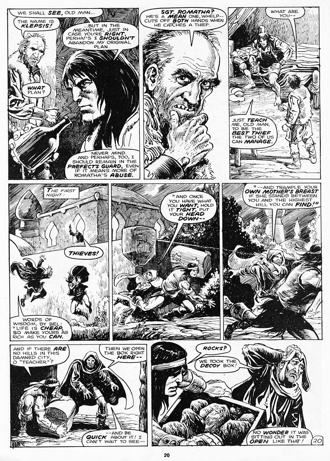 Read online The Savage Sword Of Conan comic -  Issue #180 - 22