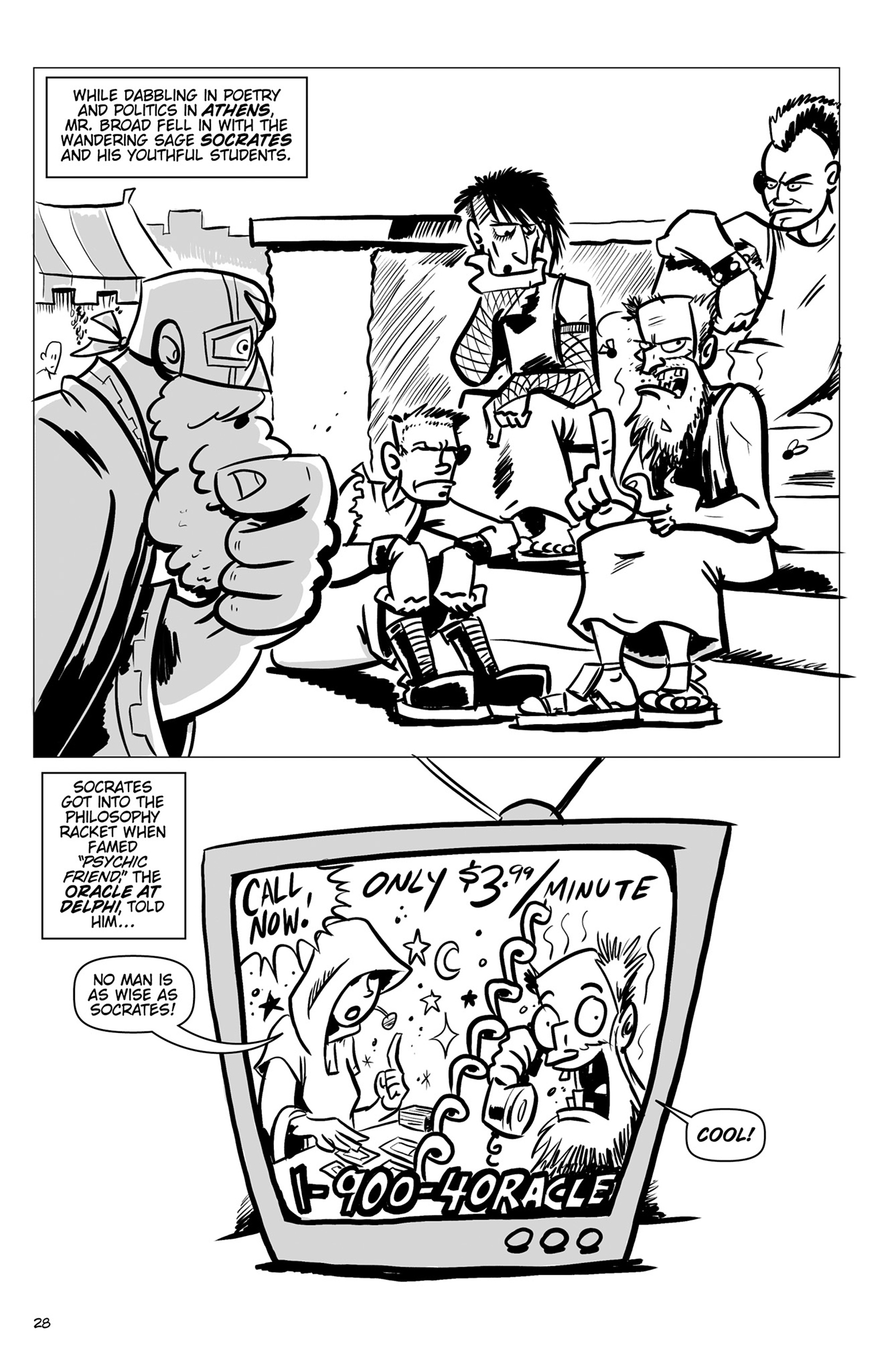 Read online Action Philosophers! comic -  Issue #Action Philosophers! TPB (Part 1) - 28
