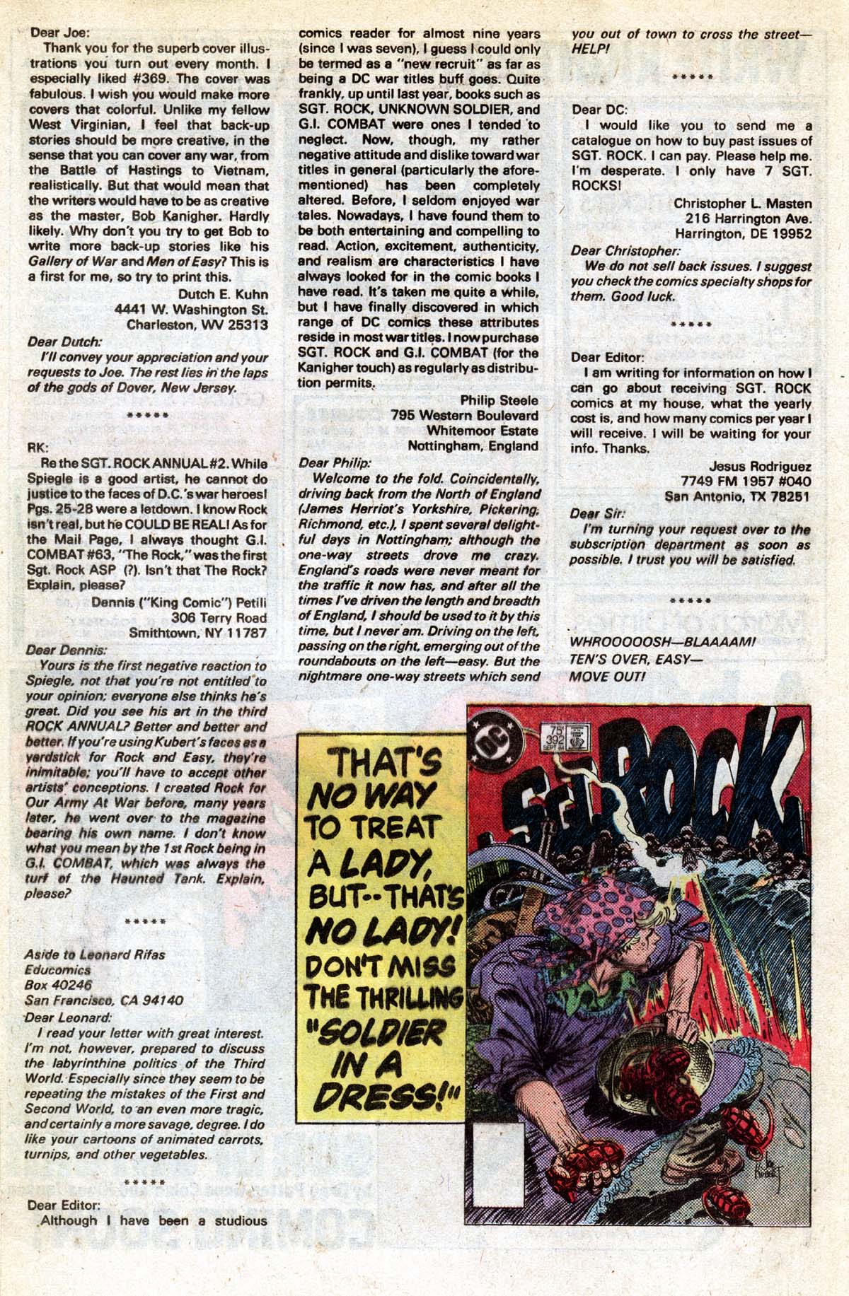 Read online Sgt. Rock comic -  Issue #391 - 18