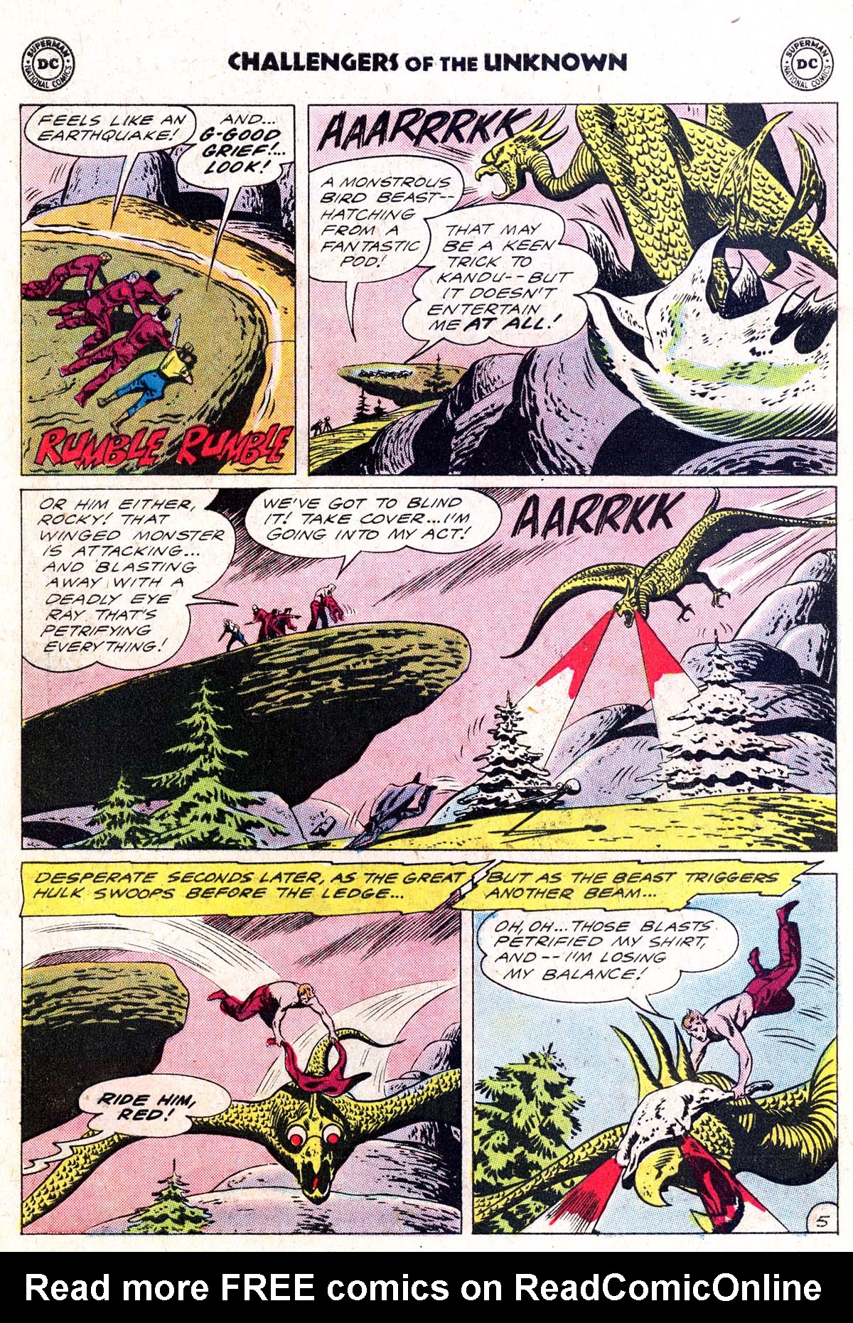 Read online Challengers of the Unknown (1958) comic -  Issue #26 - 22