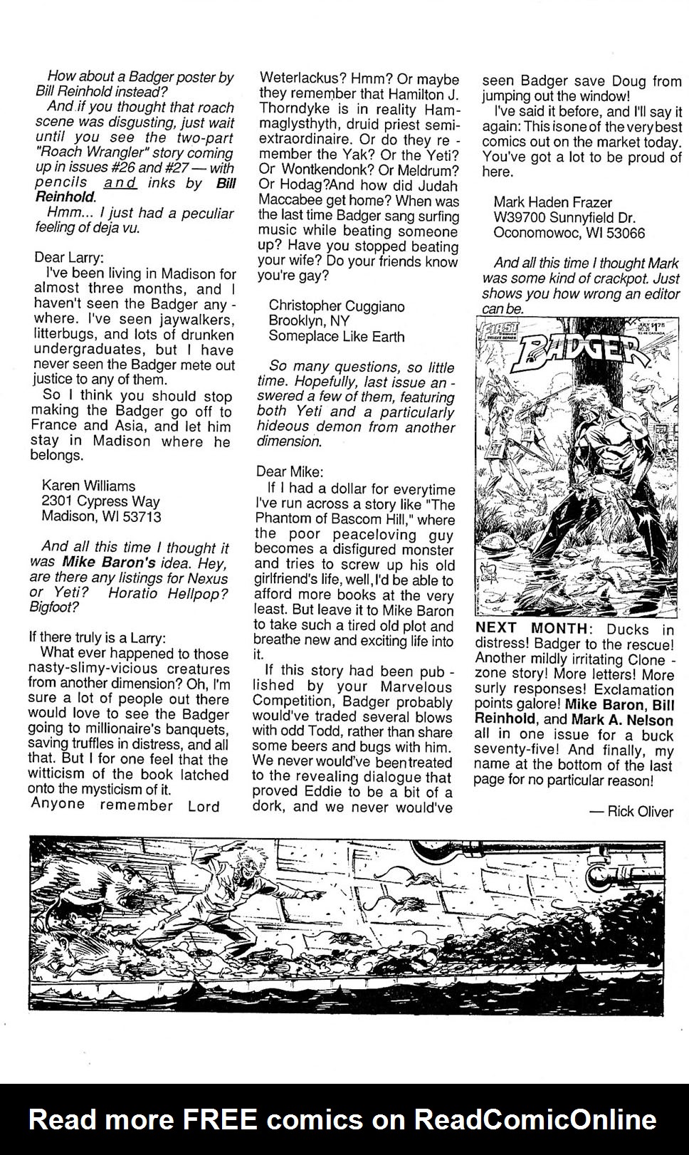 Read online The Badger comic -  Issue #24 - 32