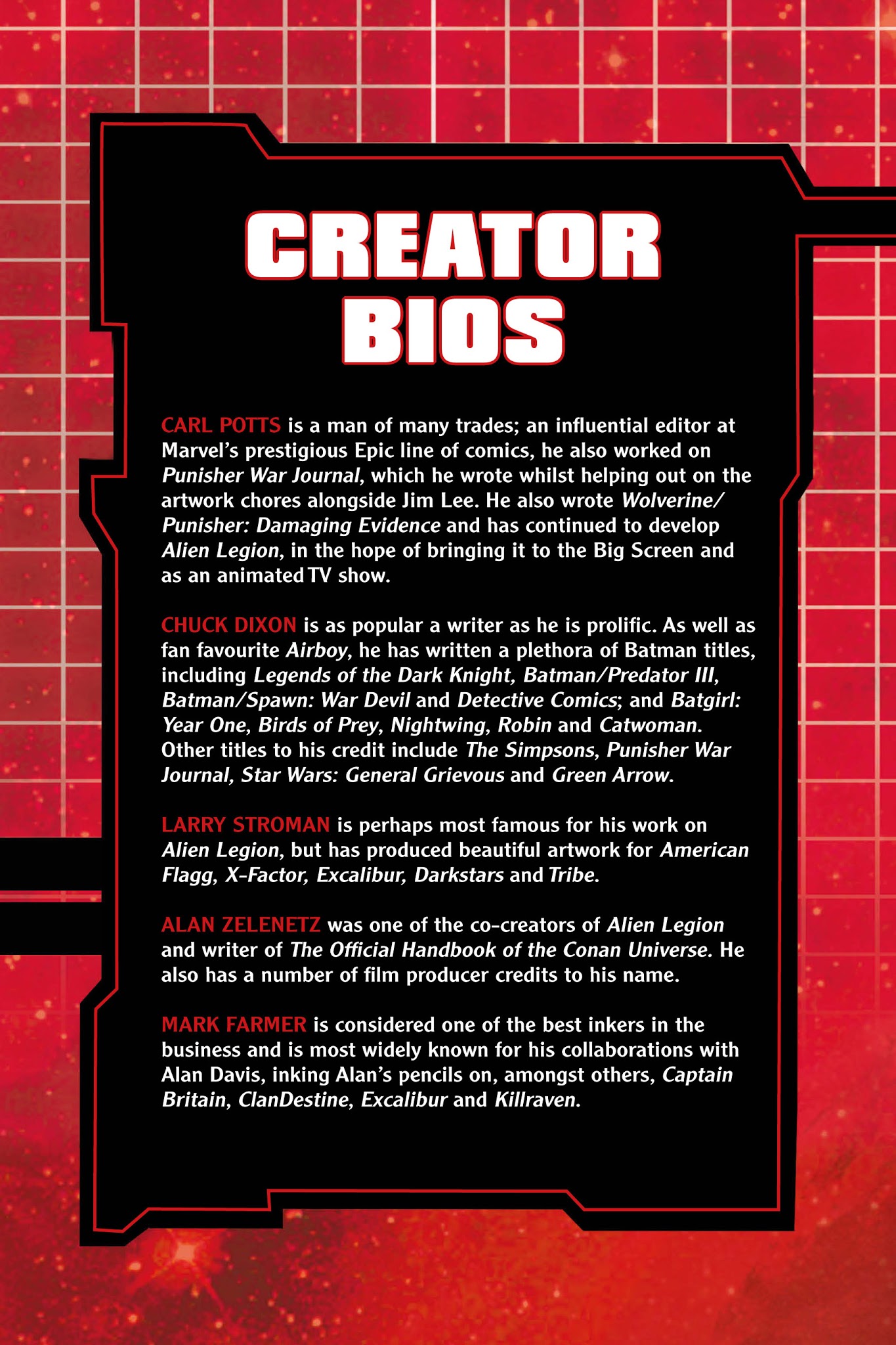 Read online Alien Legion: Dead and Buried comic -  Issue # TPB - 323