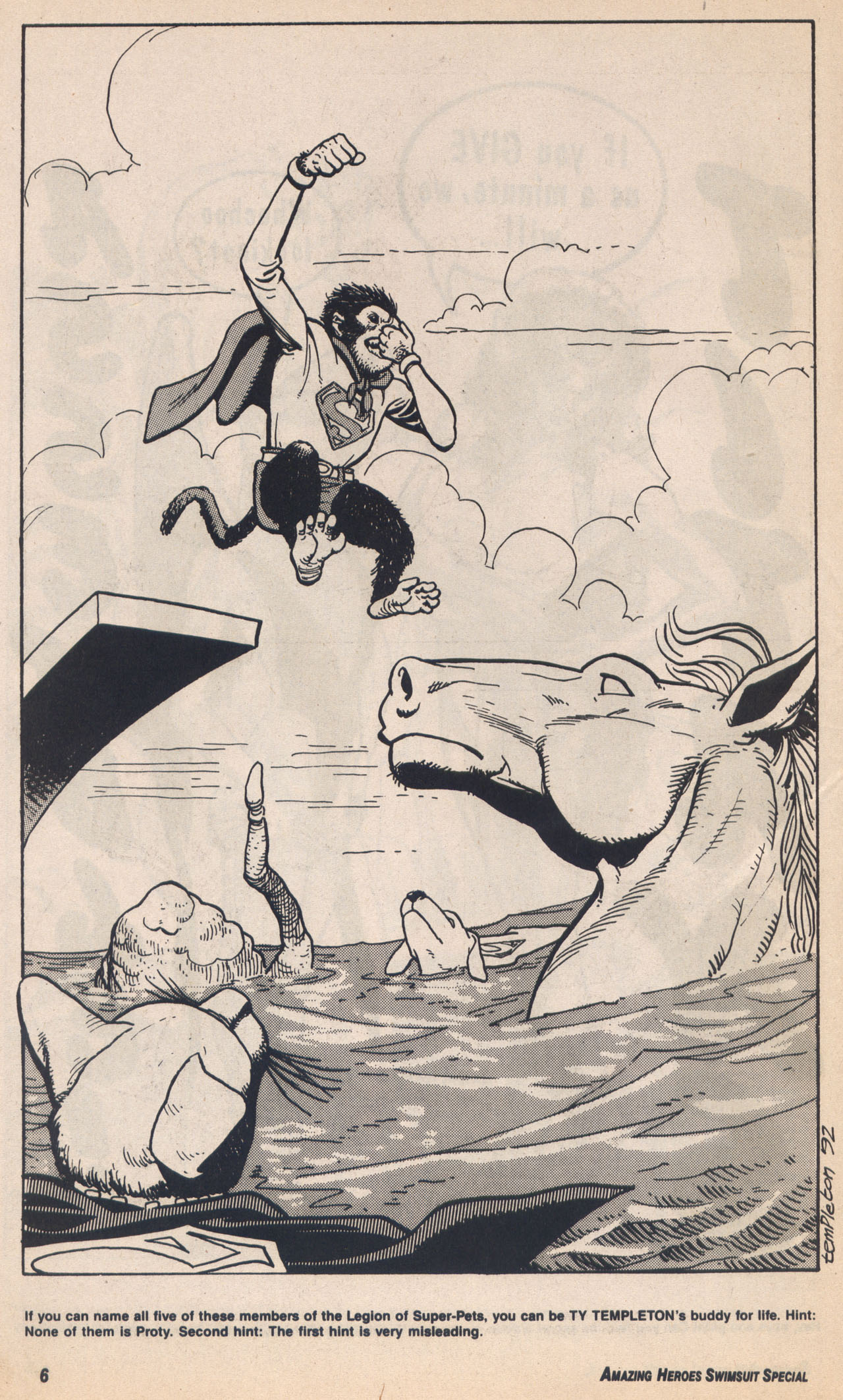 Read online Amazing Heroes Swimsuit Special comic -  Issue # TPB 3 - 6