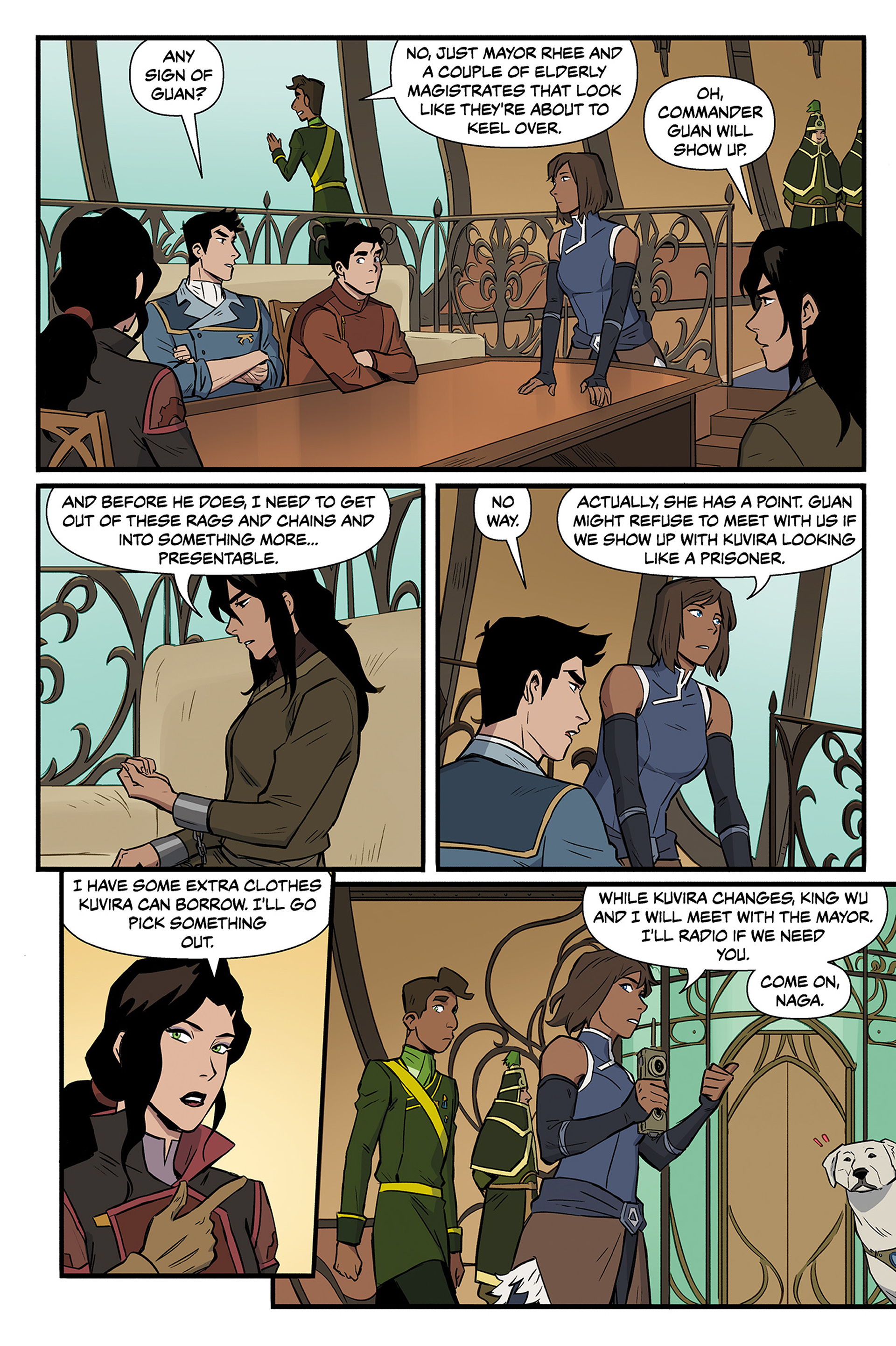 Read online The Legend of Korra: Ruins of the Empire Omnibus comic -  Issue # TPB (Part 1) - 52