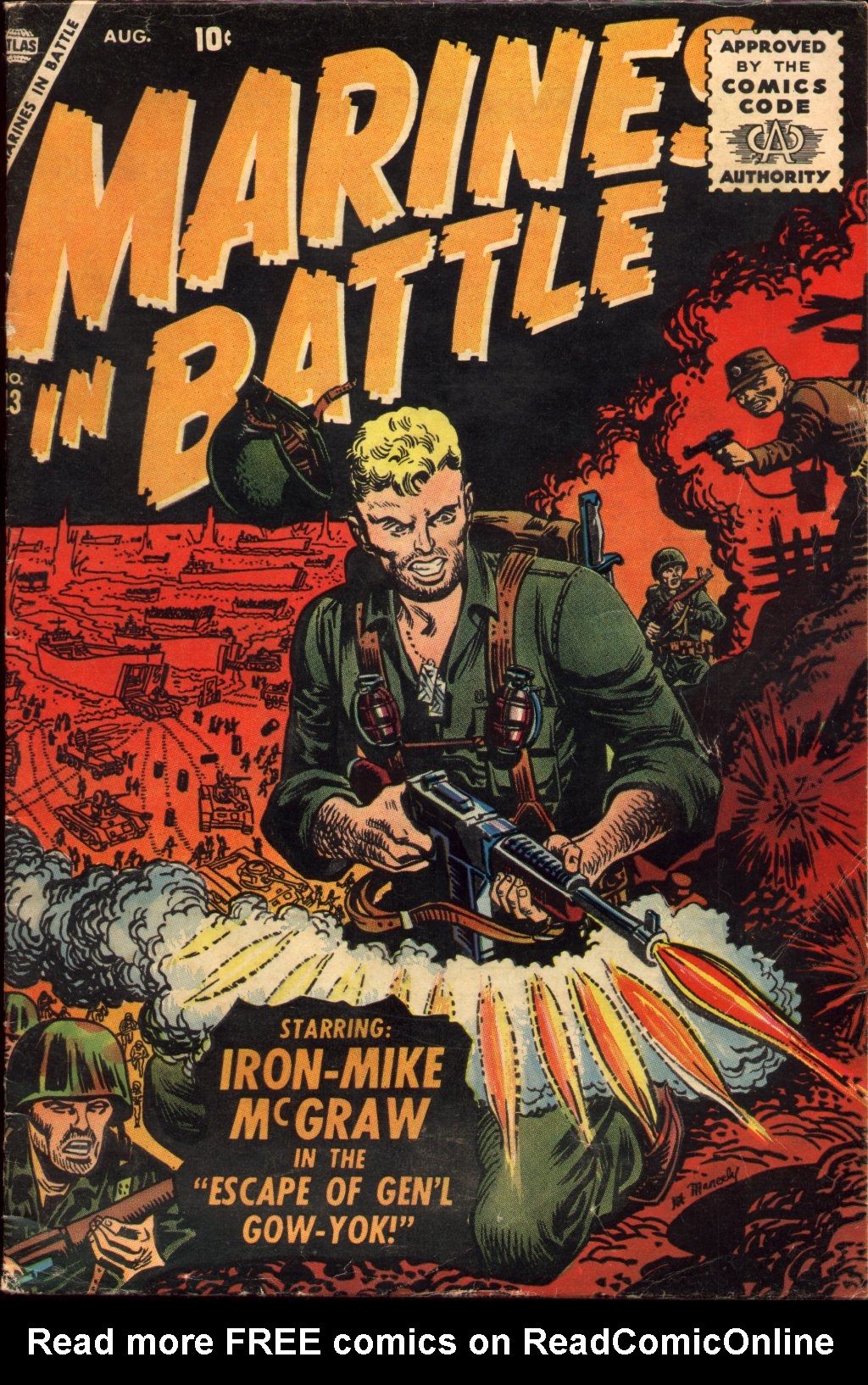 Read online Marines in Battle comic -  Issue #13 - 1