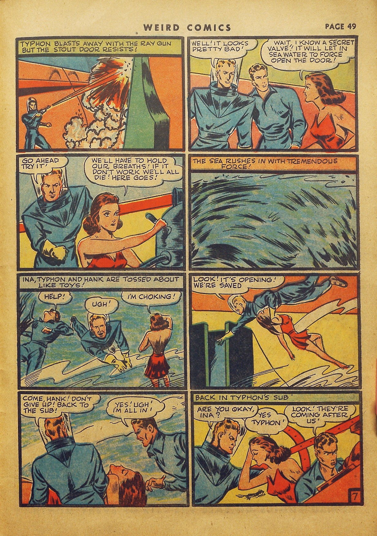 Read online Weird Comics comic -  Issue #6 - 50