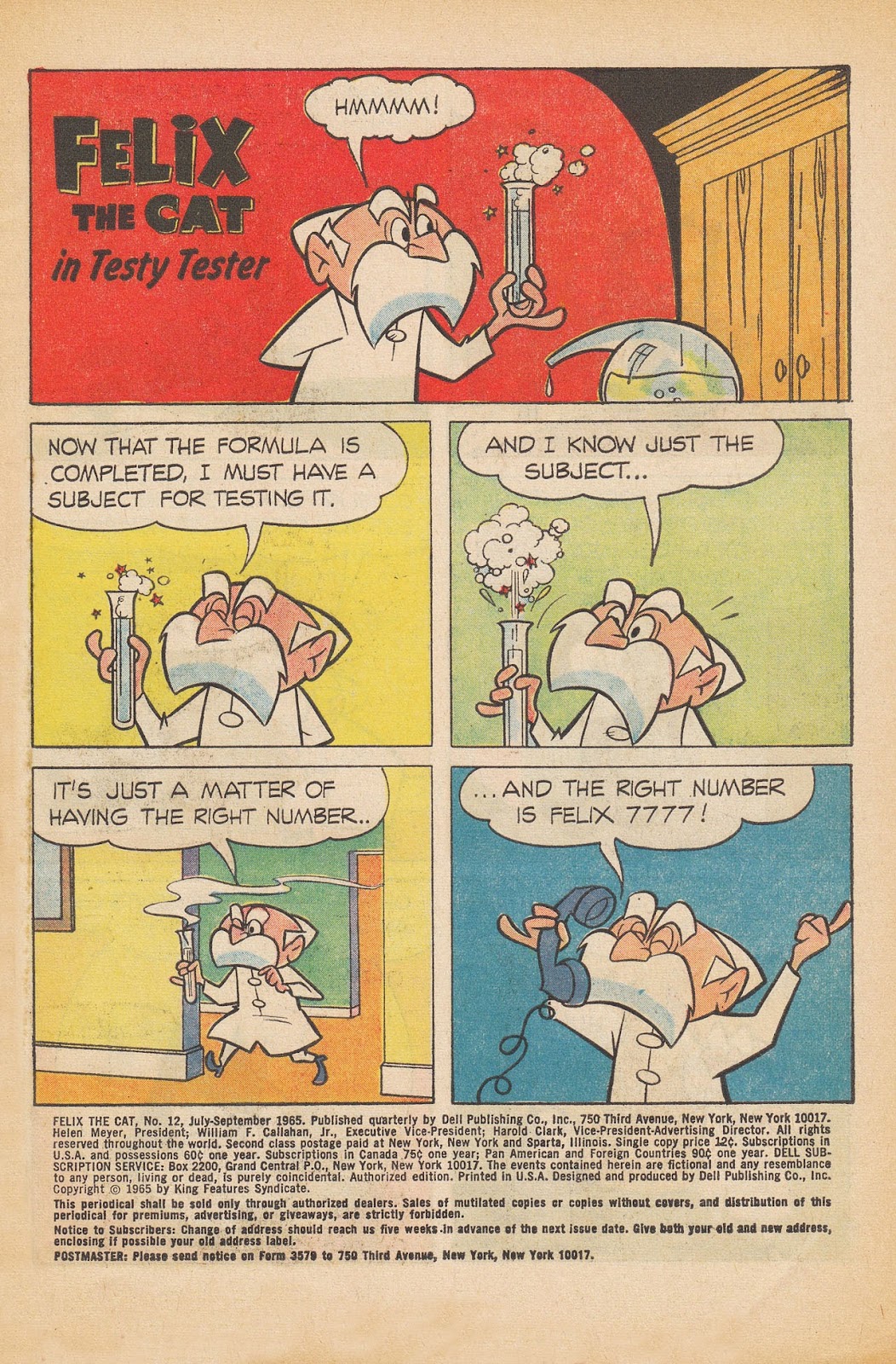 Felix the Cat (1962) issue 12 - Page 3